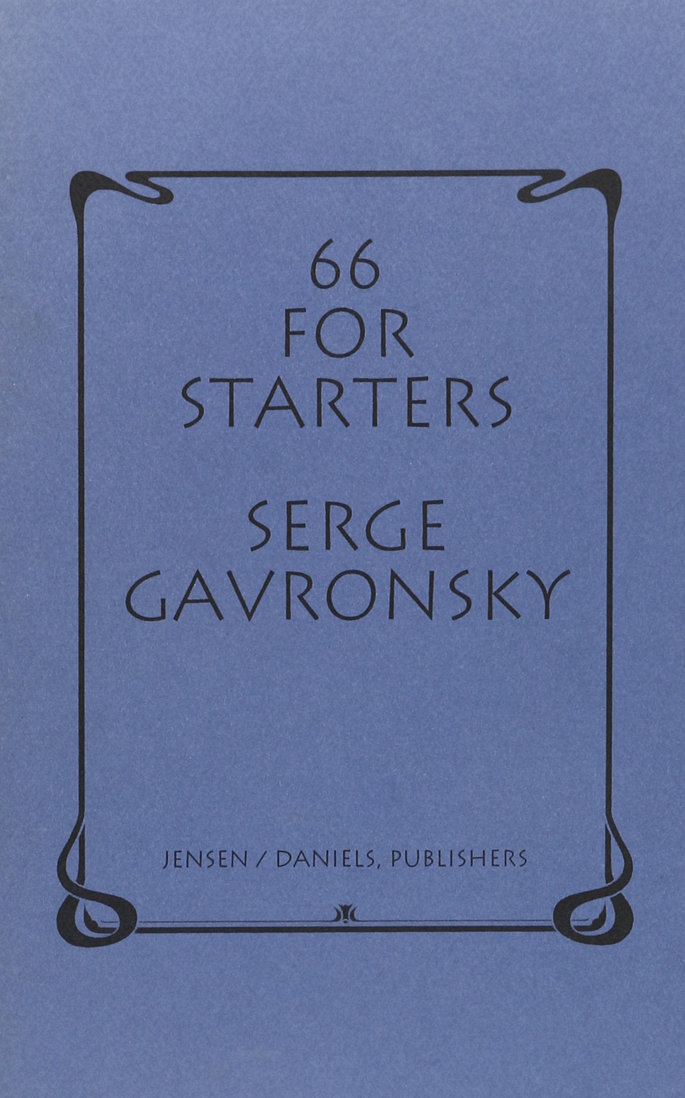 66 for Starters book cover