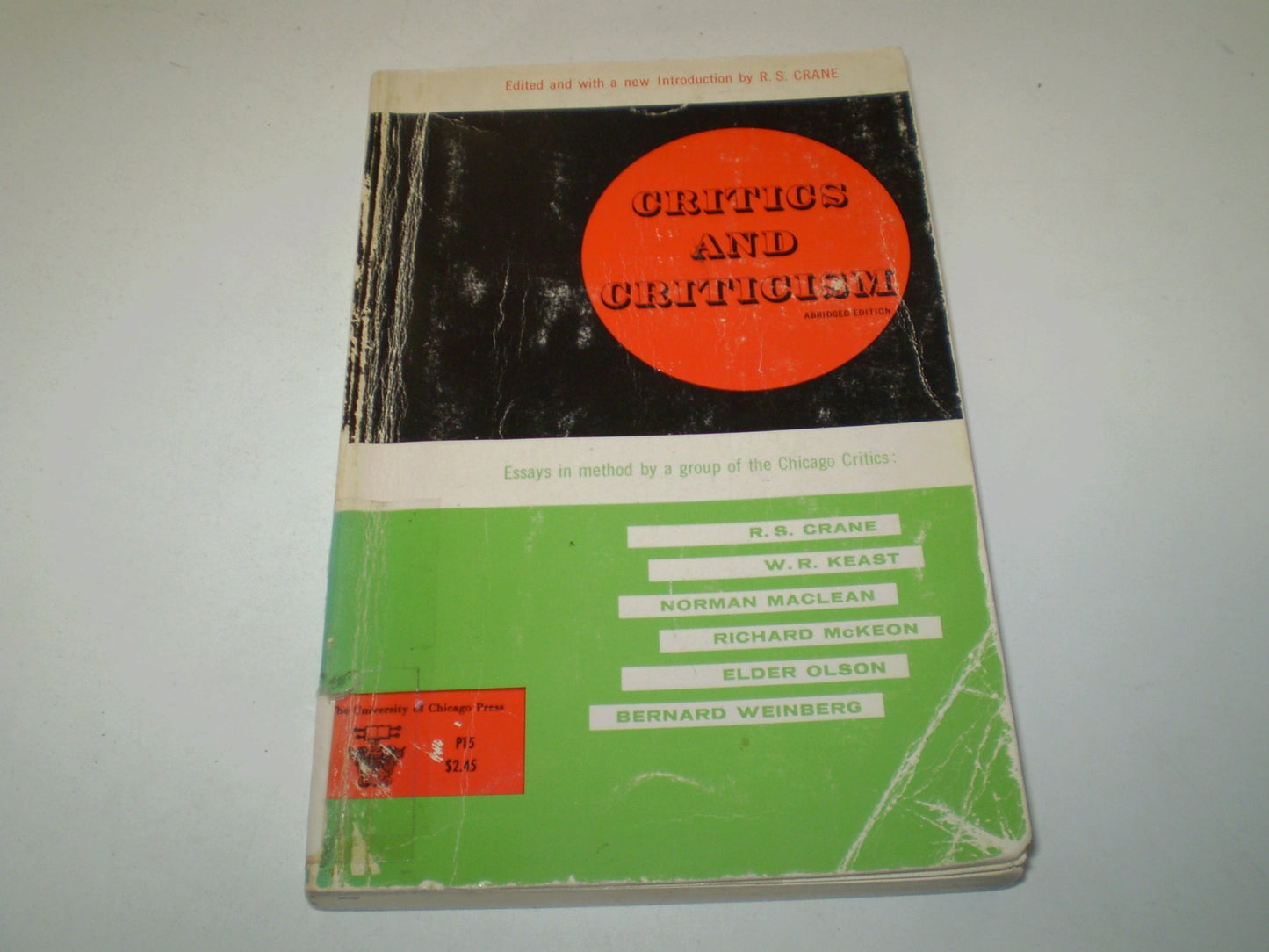 Critics & Criticism: Ancient & Modern