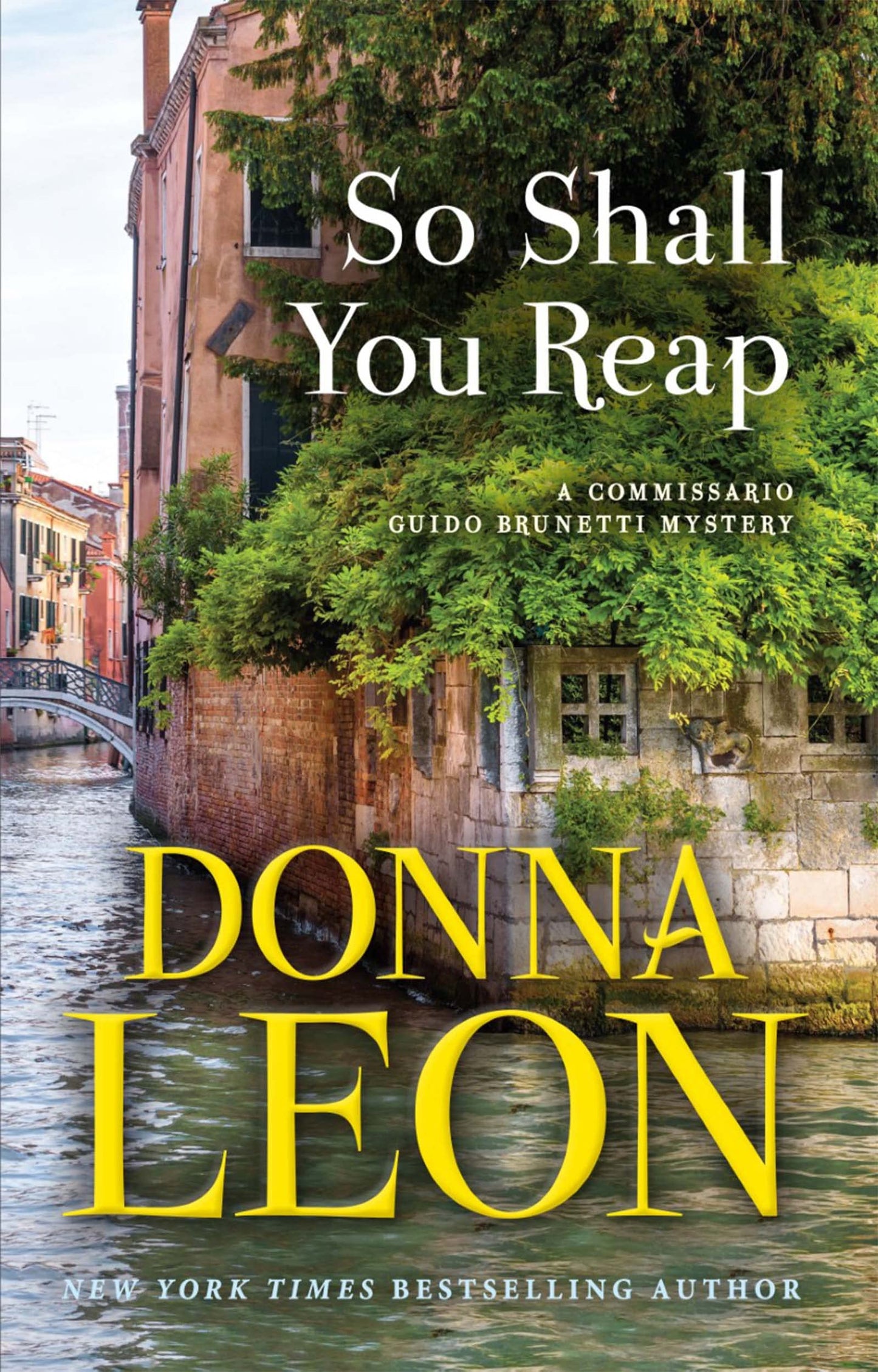 So Shall You Reap: A Commissario Guido Brunetti Mystery book cover