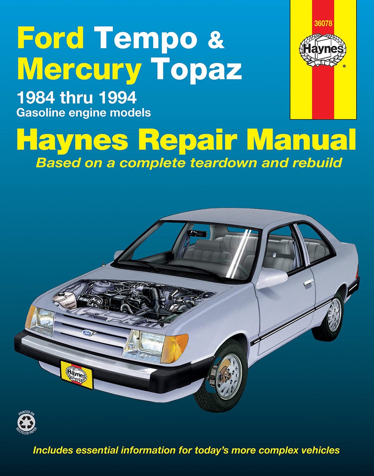 Ford Tempo & Mercury Topaz 1984-94 (Revised) book cover