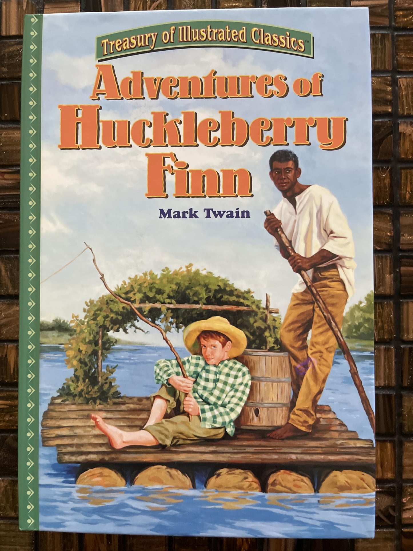 Adventures of Huckleberry Finn book cover
