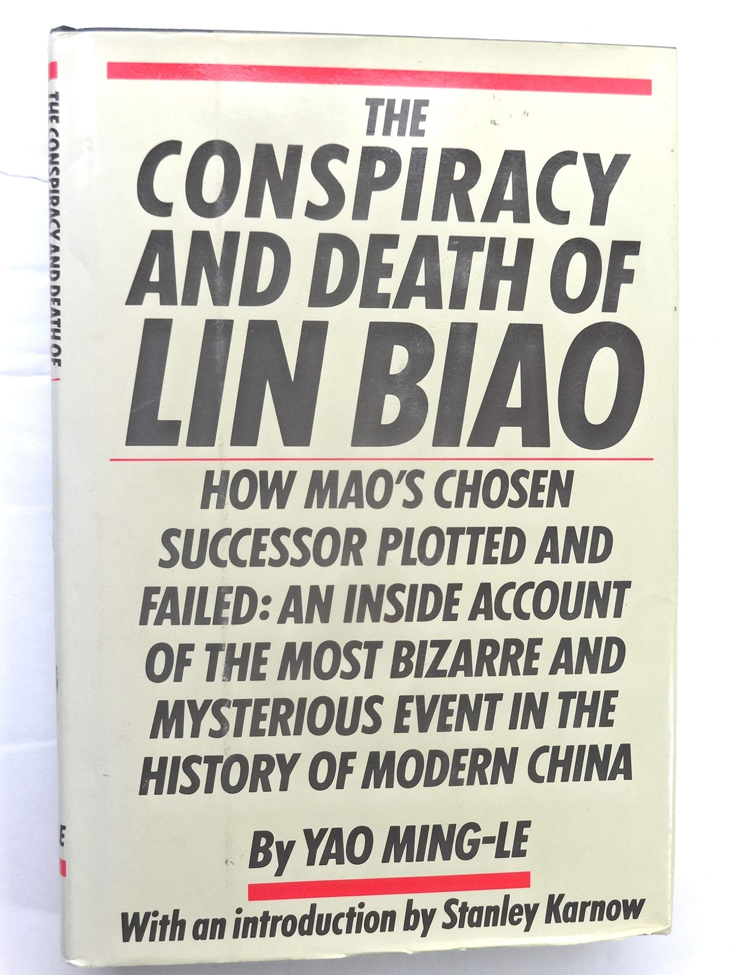 Consprcy&dth Lin Biao book cover