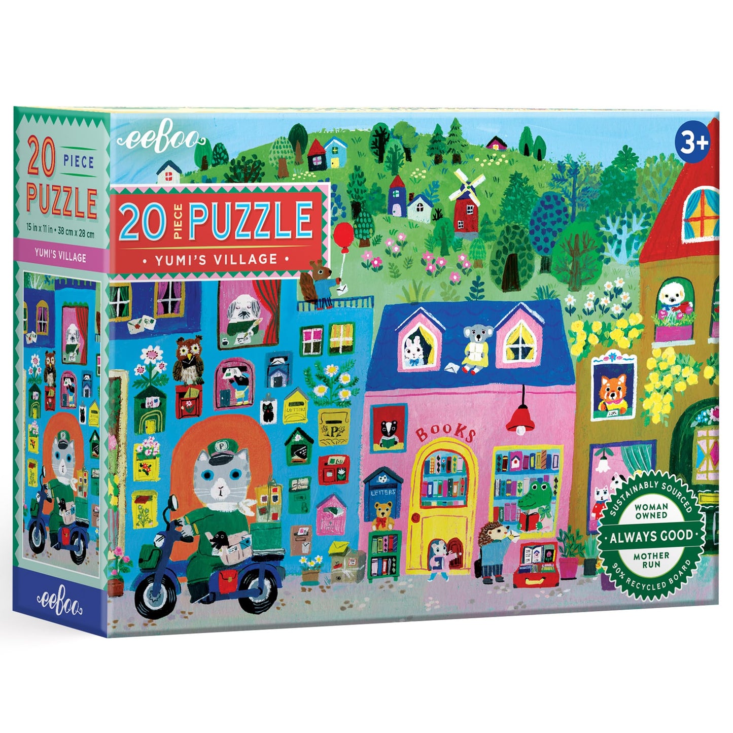 Yumi’s Village 20 Piece Puzzle book cover