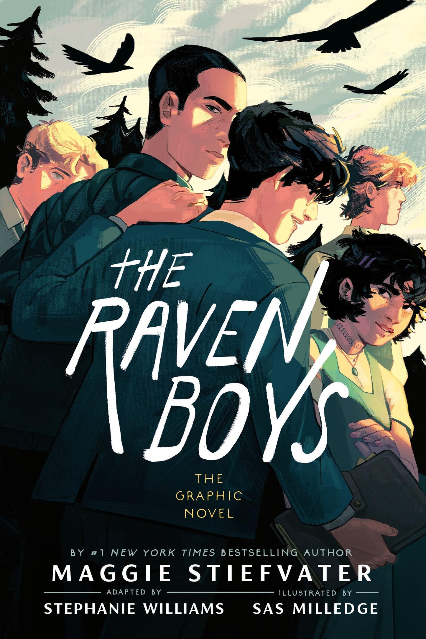The Raven Boys (The Graphic Novel) book cover