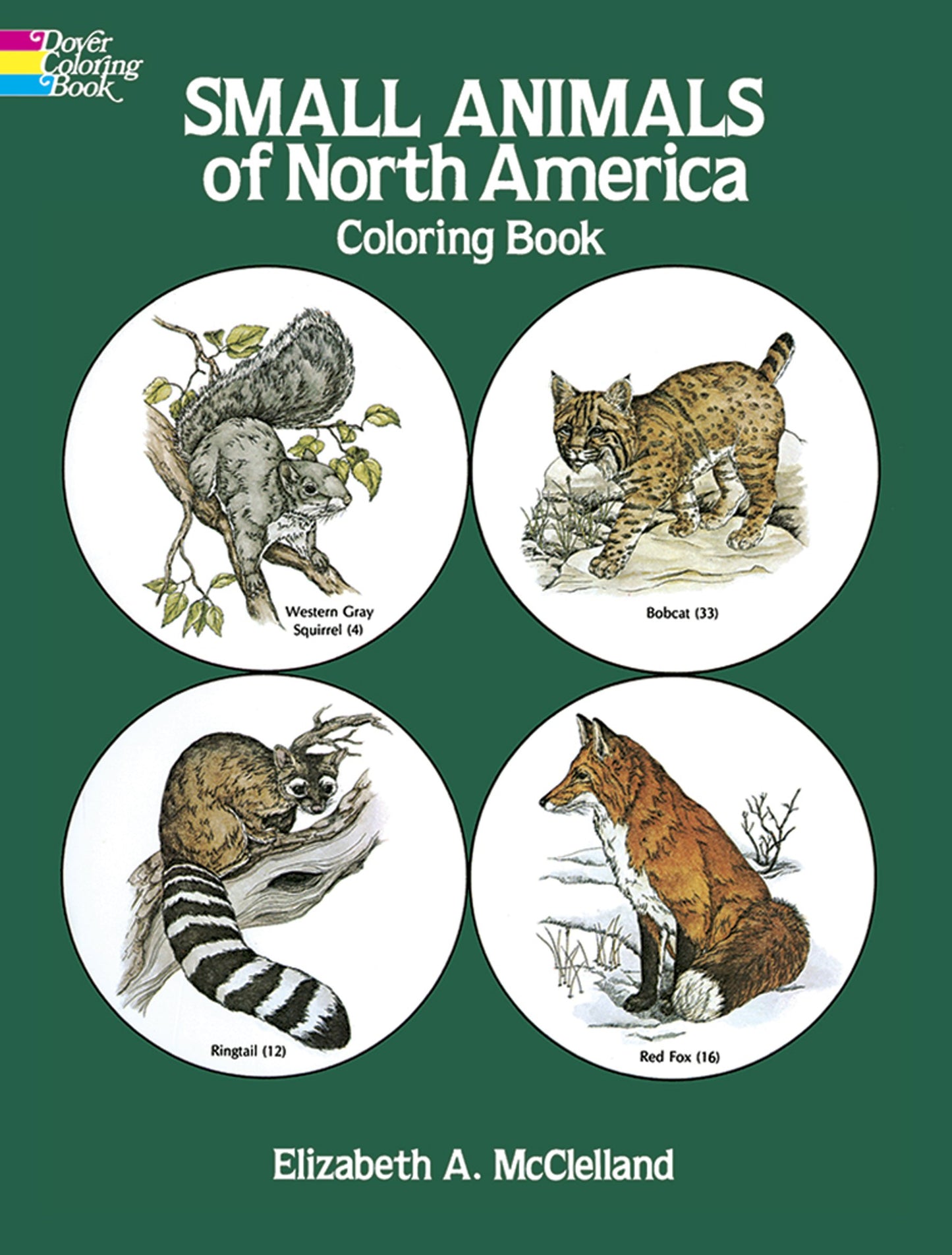 Small Animals of North America Coloring Book book cover