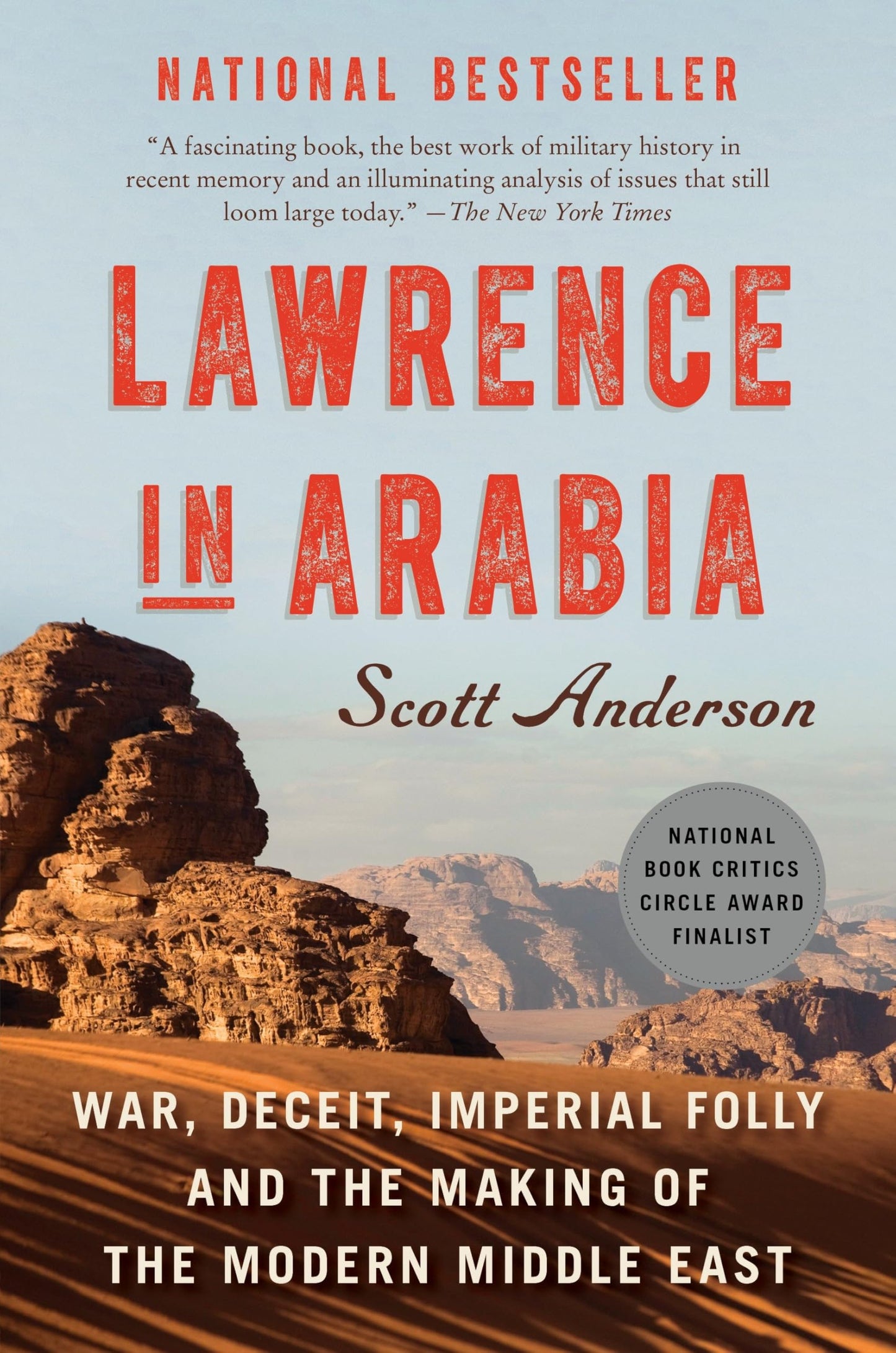 Lawrence in Arabia book cover