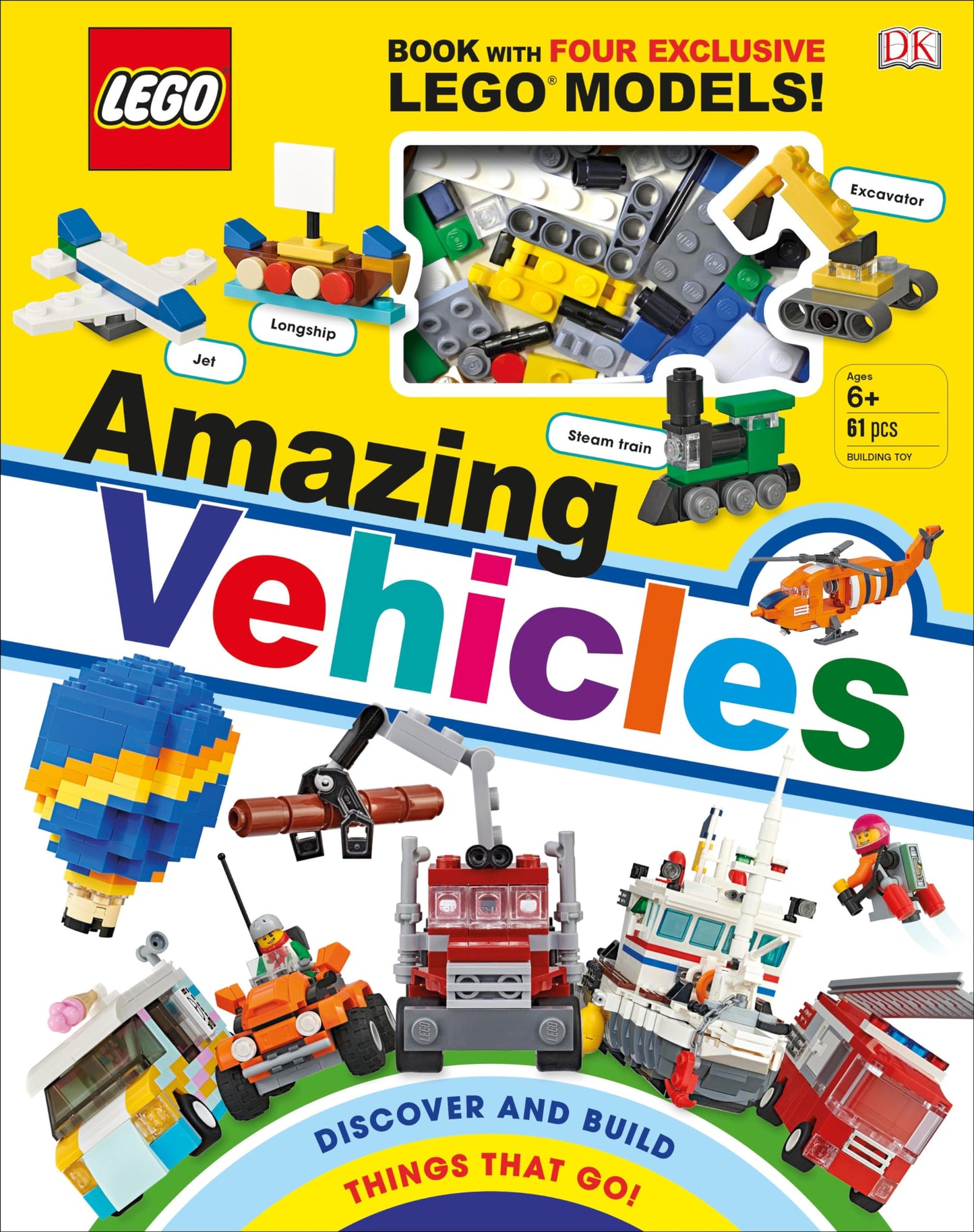 Lego Amazing Vehicles book cover