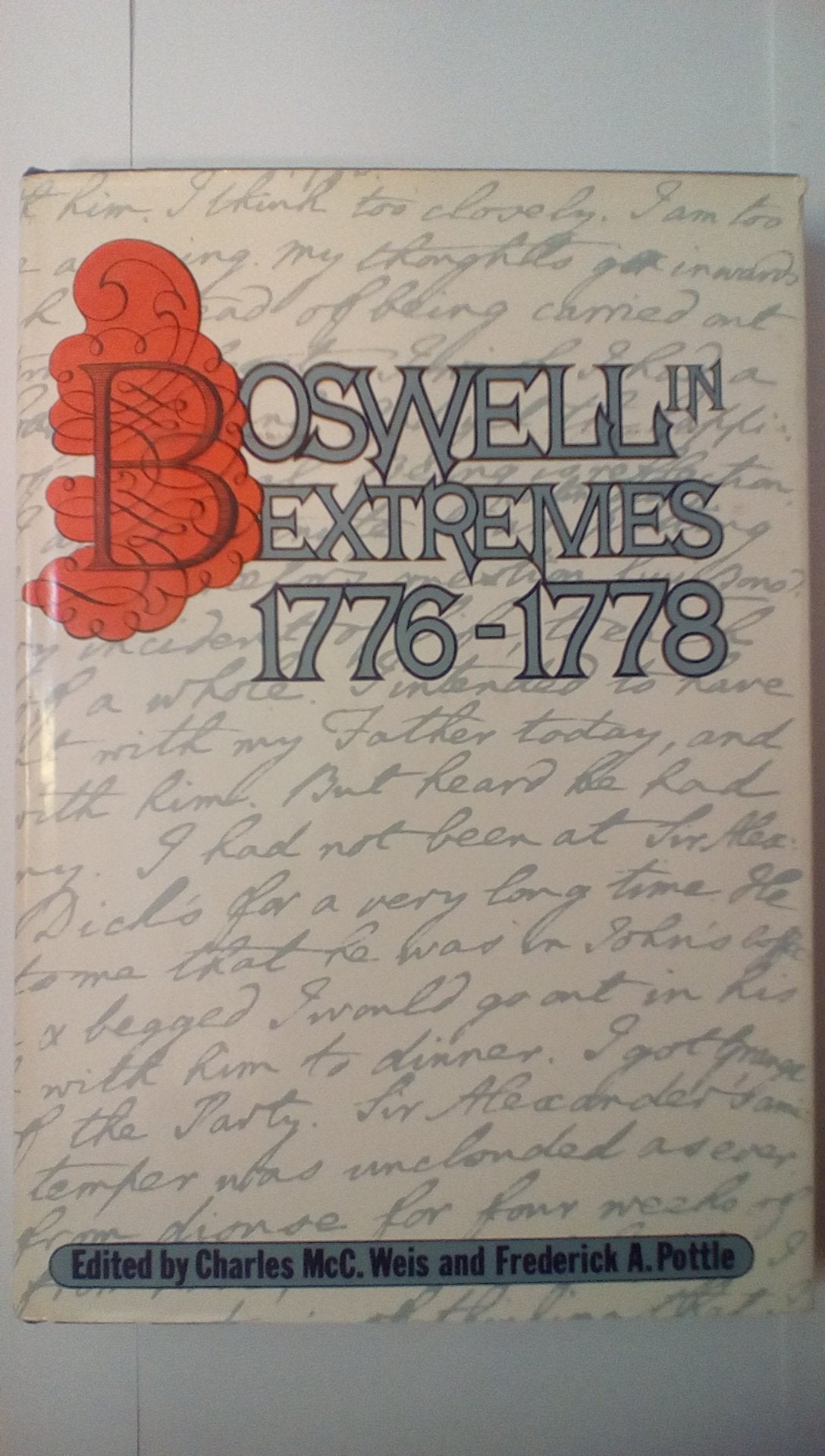 Boswell in Extremes, 1776-1778 book cover