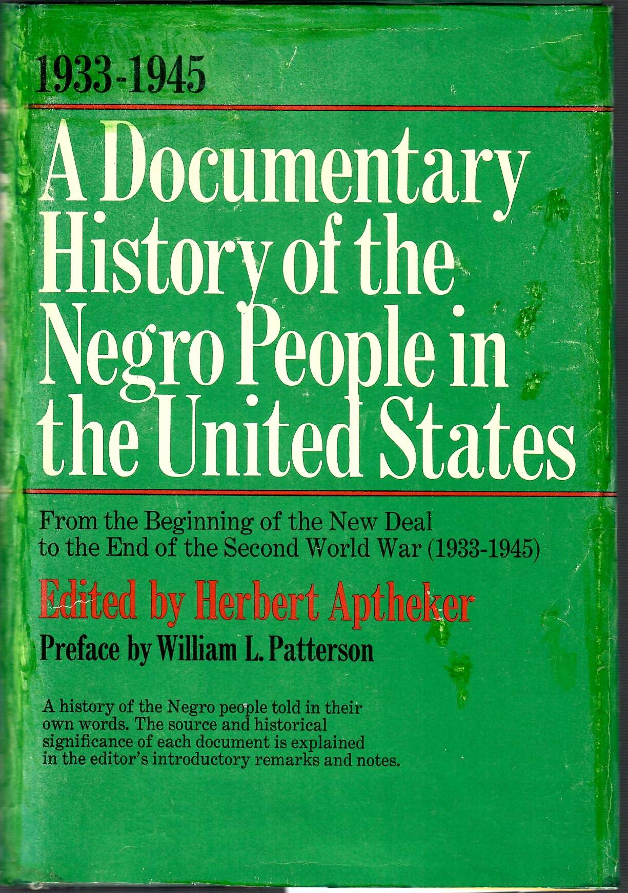 Documentary History of the Negro People in the United States Volume 3