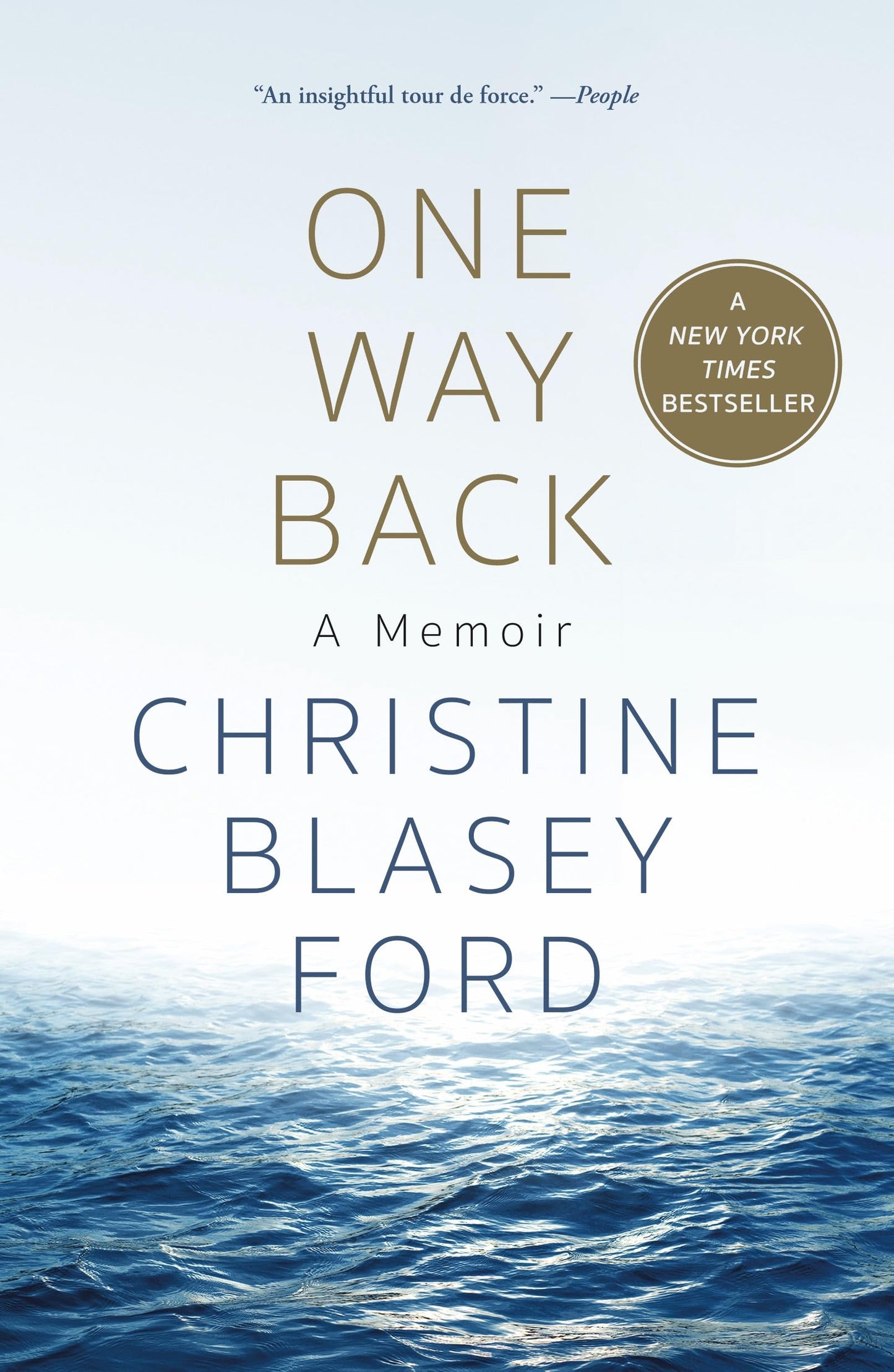 One Way Back: A Memoir book cover