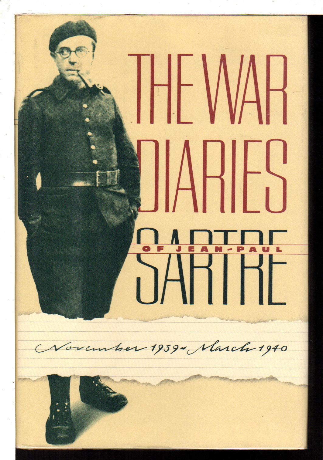 War Diaries of Sartre (American) book cover