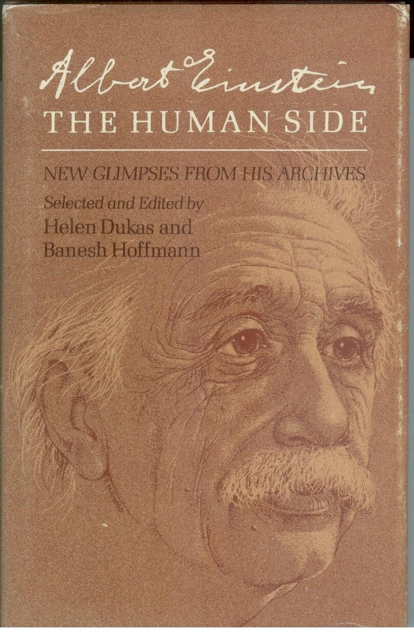 Albert Einstein, the Human Side: New Glimpses from His Archives book cover