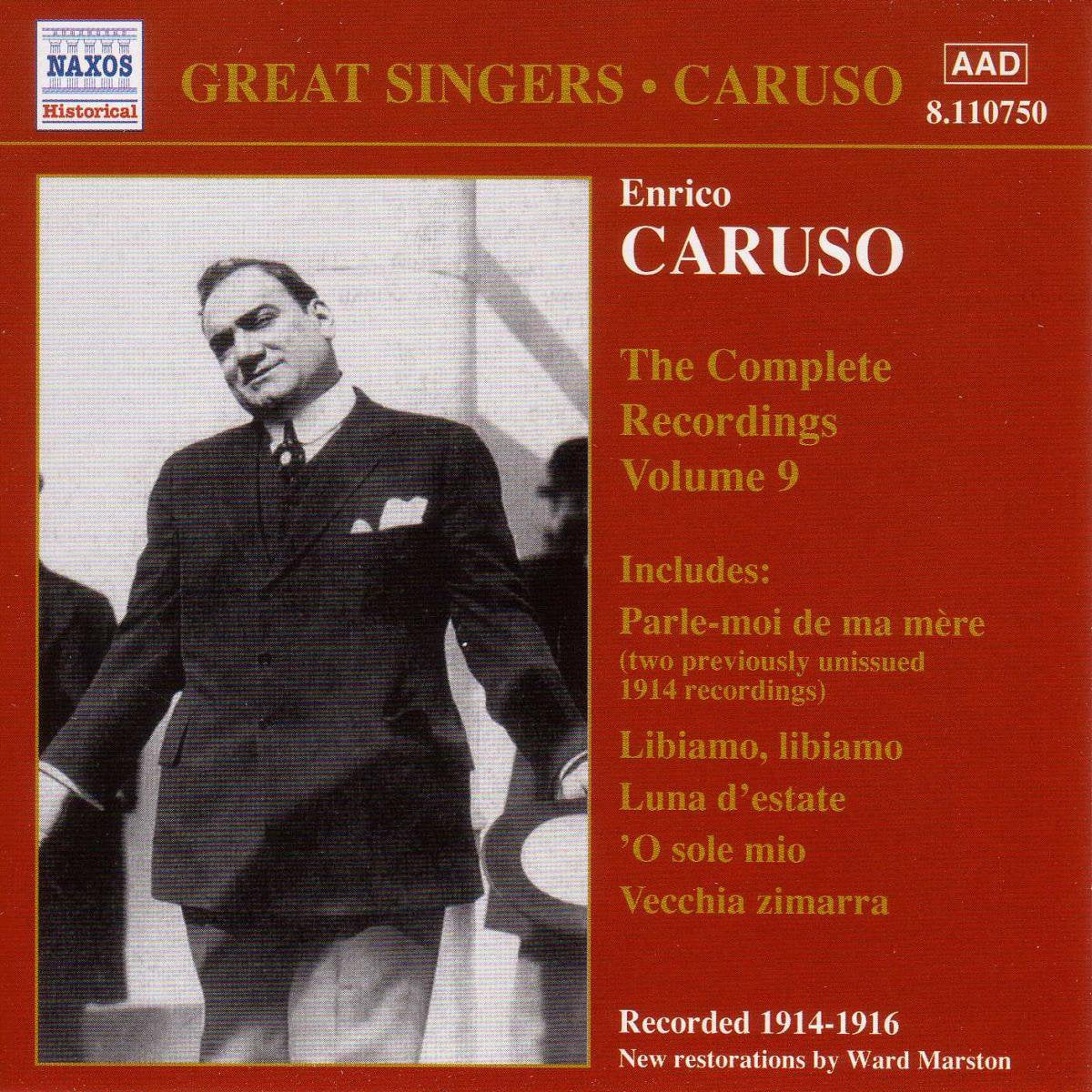 Great Singers: Enrico Caruso Compl Recordings 9 book cover