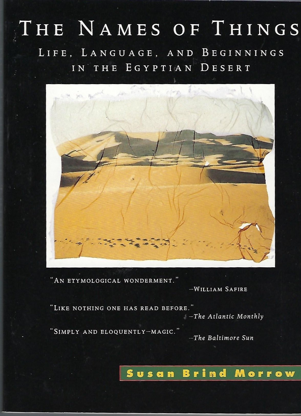 The Names of Things: Life, Language, and Beginnings in the Egyptian Desert book cover