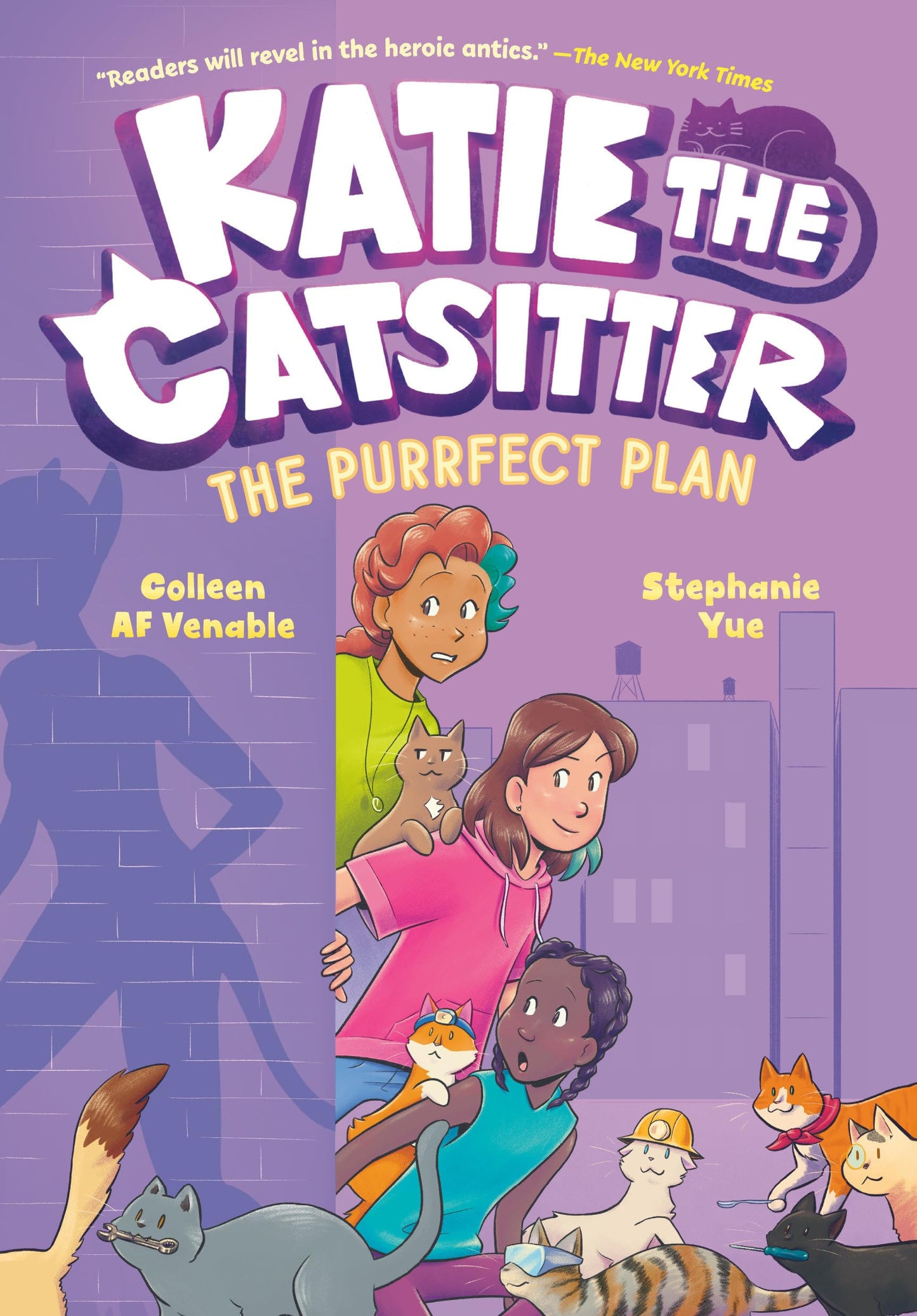 Katie the Catsitter 4: The Purrfect Plan: (A Graphic Novel) book cover