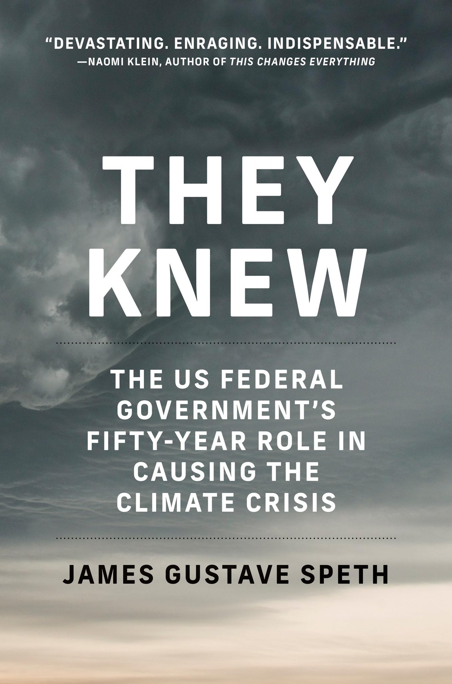 They Knew: The Us Federal Government's Fifty-Year Role in Causing the Climate Crisis book cover