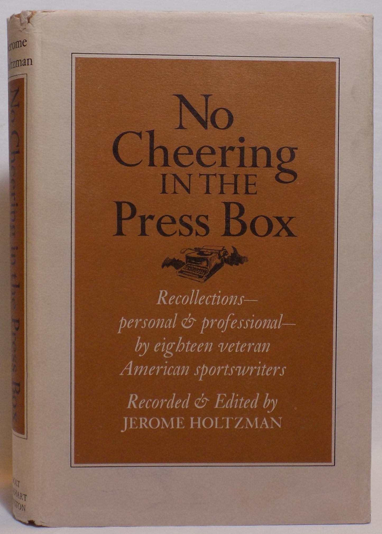 No Cheering In the Press Box book cover