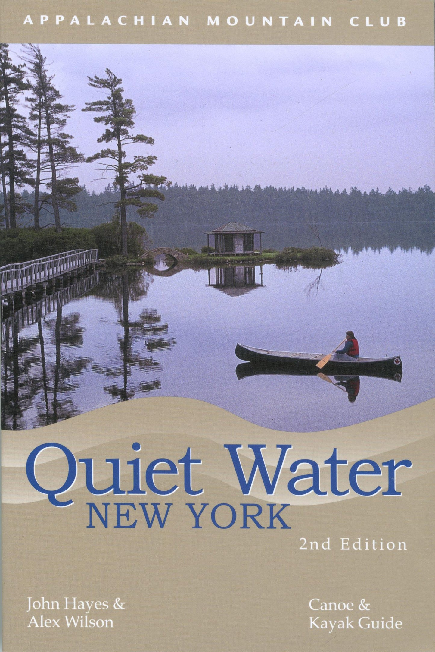 Quiet Water New York: Canoe & Kayak Guide book cover