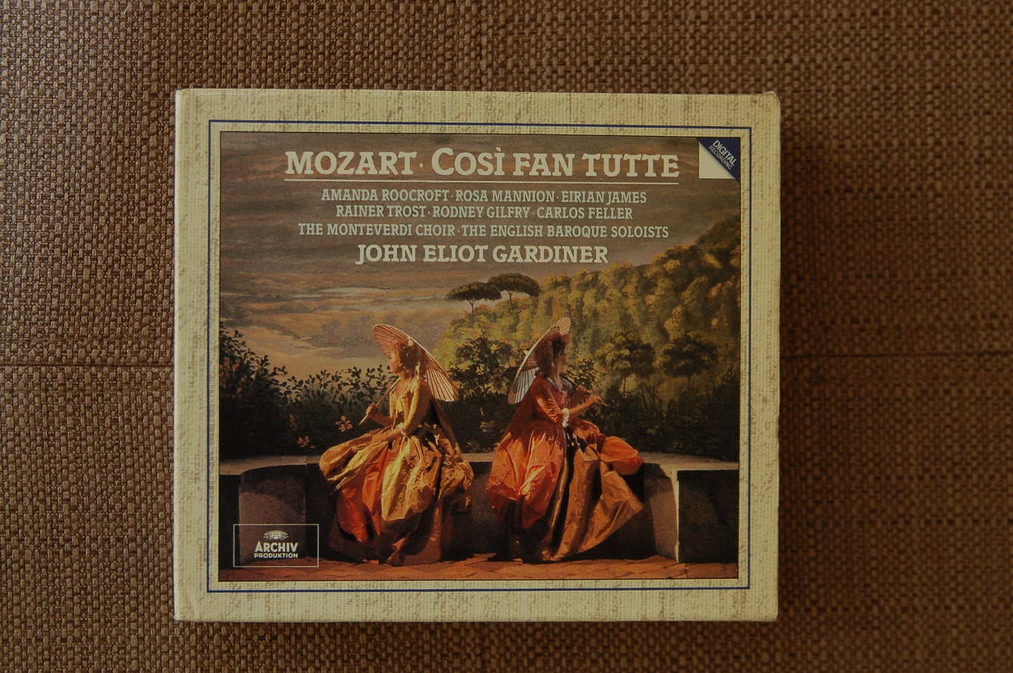 Mozart: Così fan tutte / Roocroft, Mannion, E. James, Gilfry, Trost, Feller, Gardiner book cover