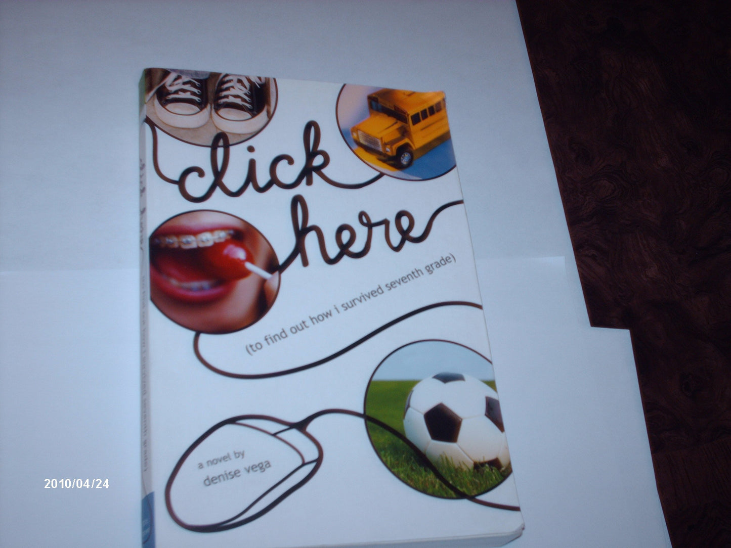 Click Here (to find out how i survived seventh grade) (Paperback) book cover