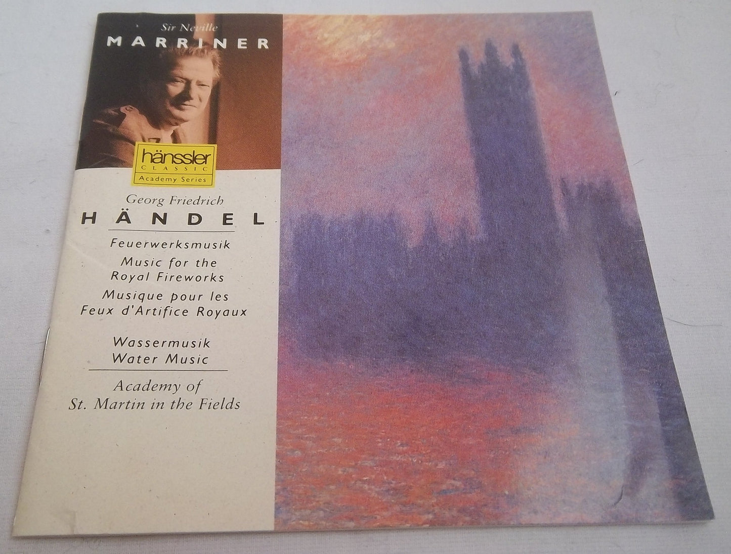 Handel: Water Music / Fireworks Music book cover