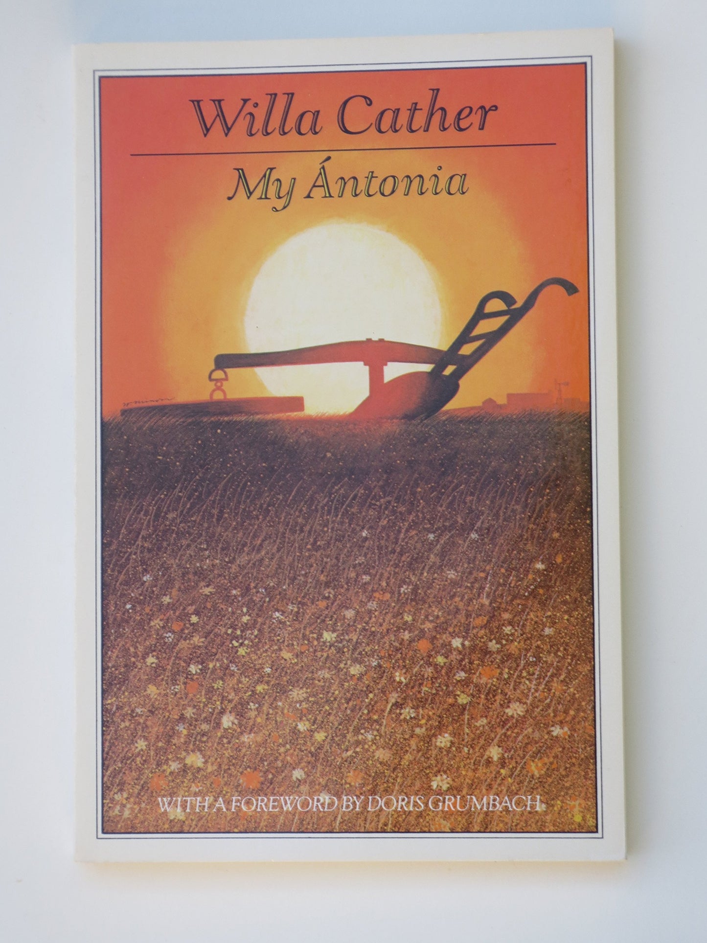 My Antonia book cover