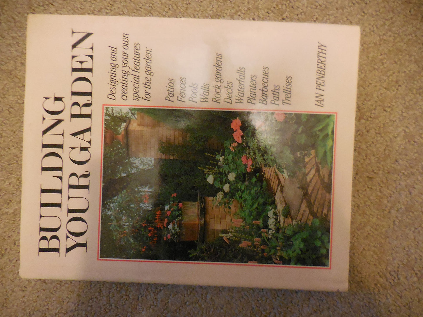 Building your garden book cover