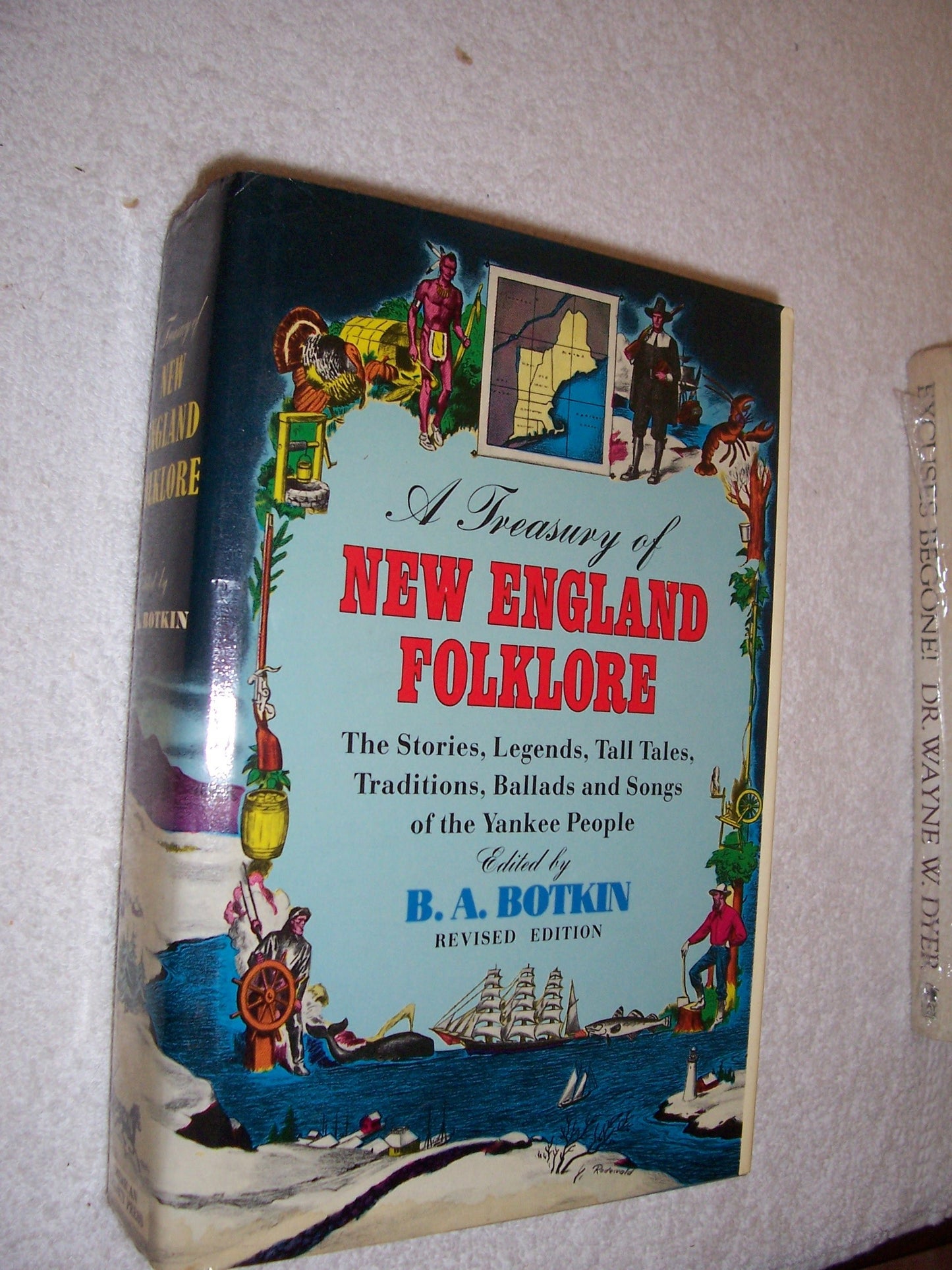 Treasury of New England Folklore (Rev) book cover
