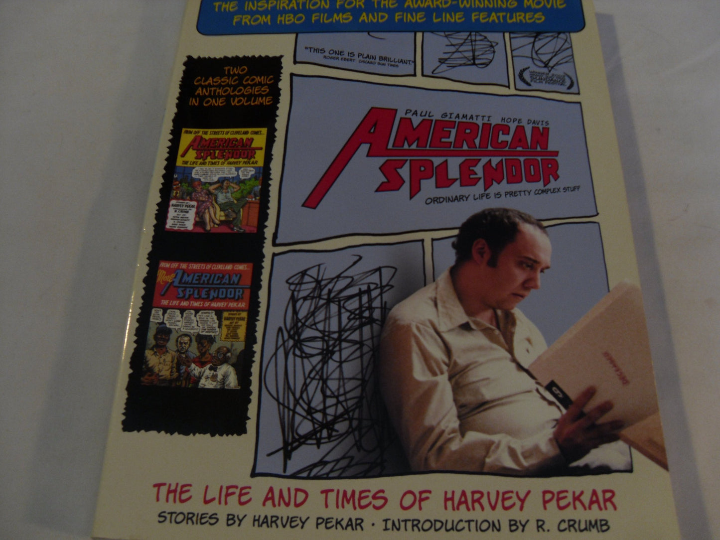 American Splendor: The Life and Times of Harvey Pekar book cover