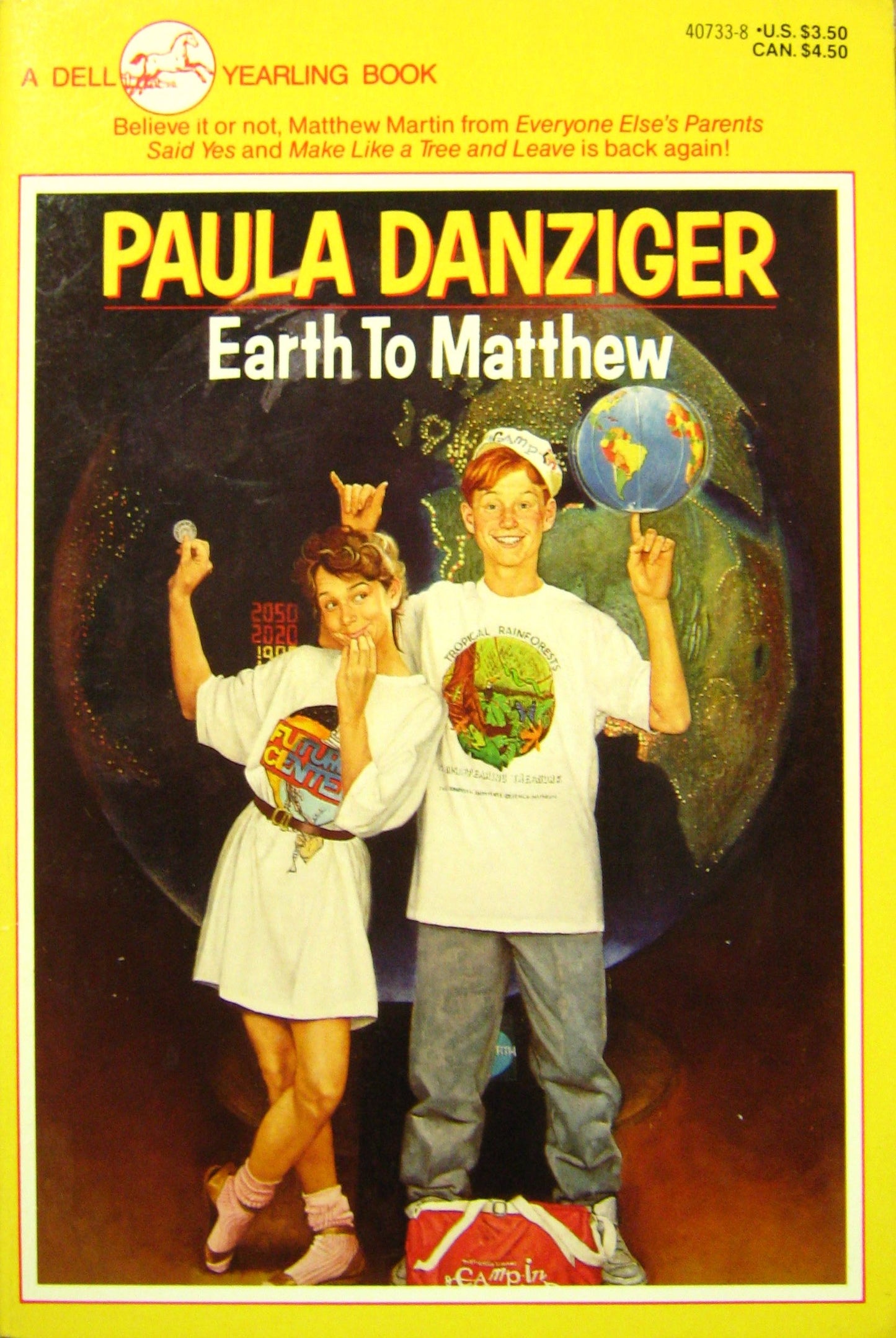Earth to Matthew book cover