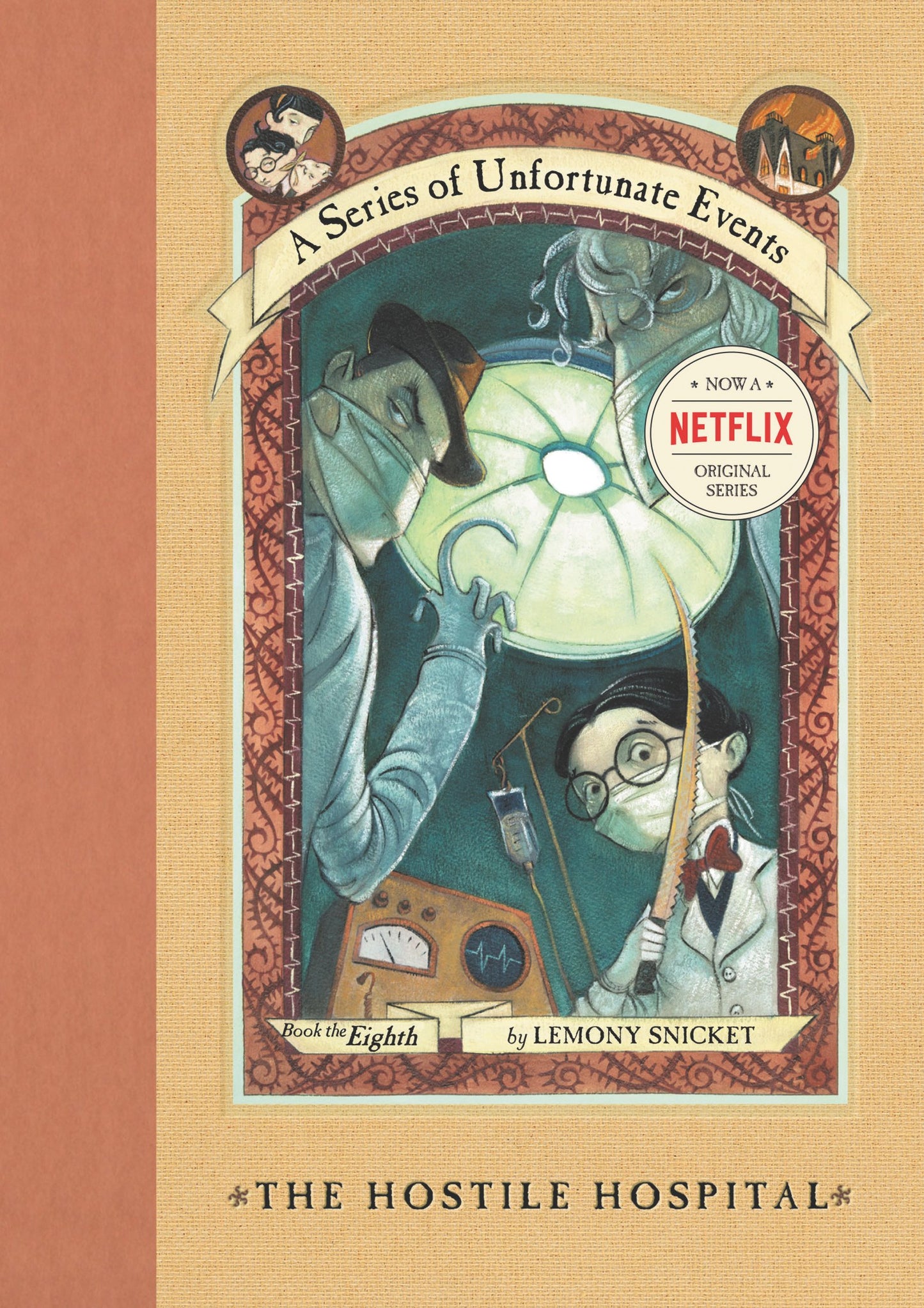 Series of Unfortunate Events #8: The Hostile Hospital book cover