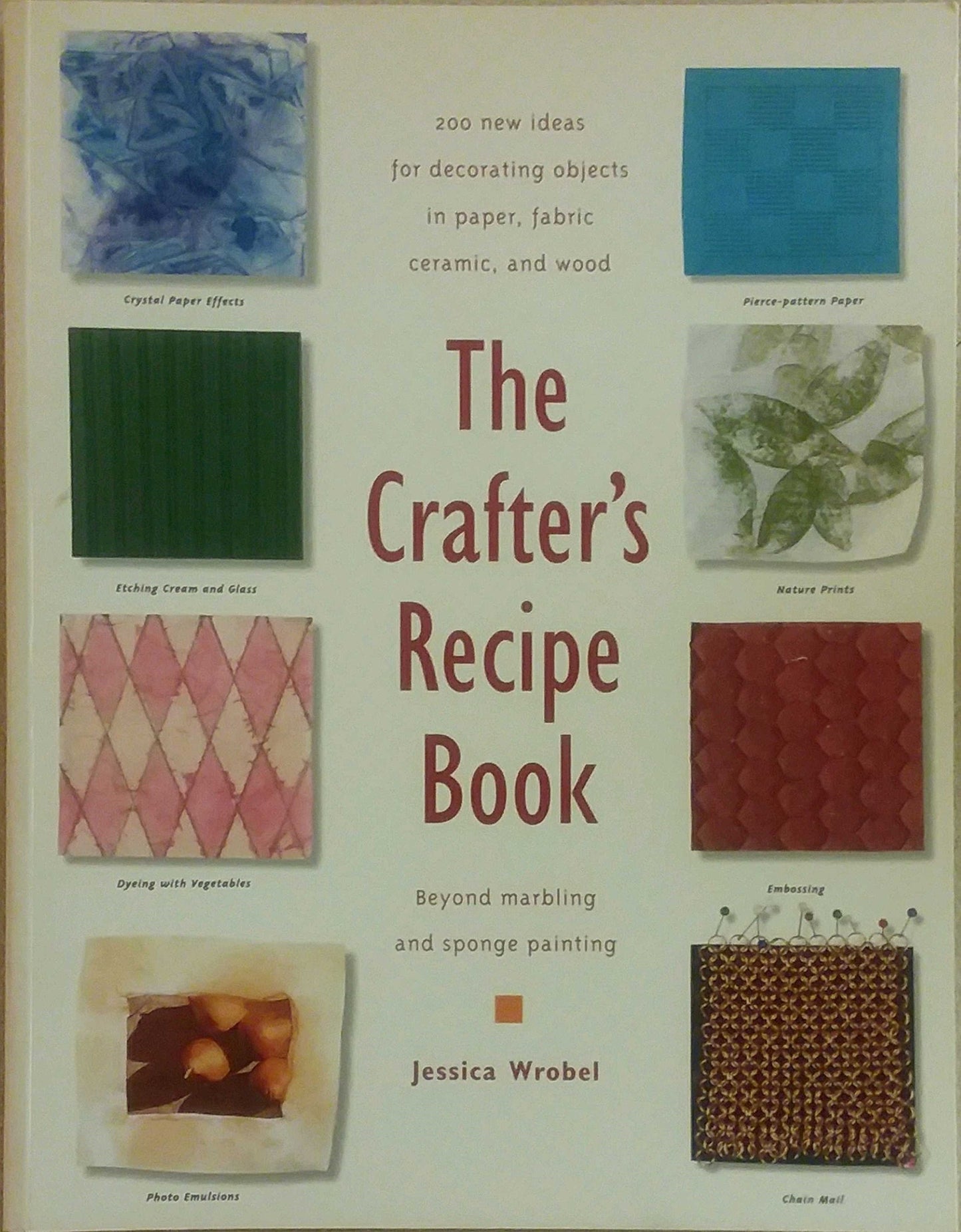 Crafter's Recipe Book book cover