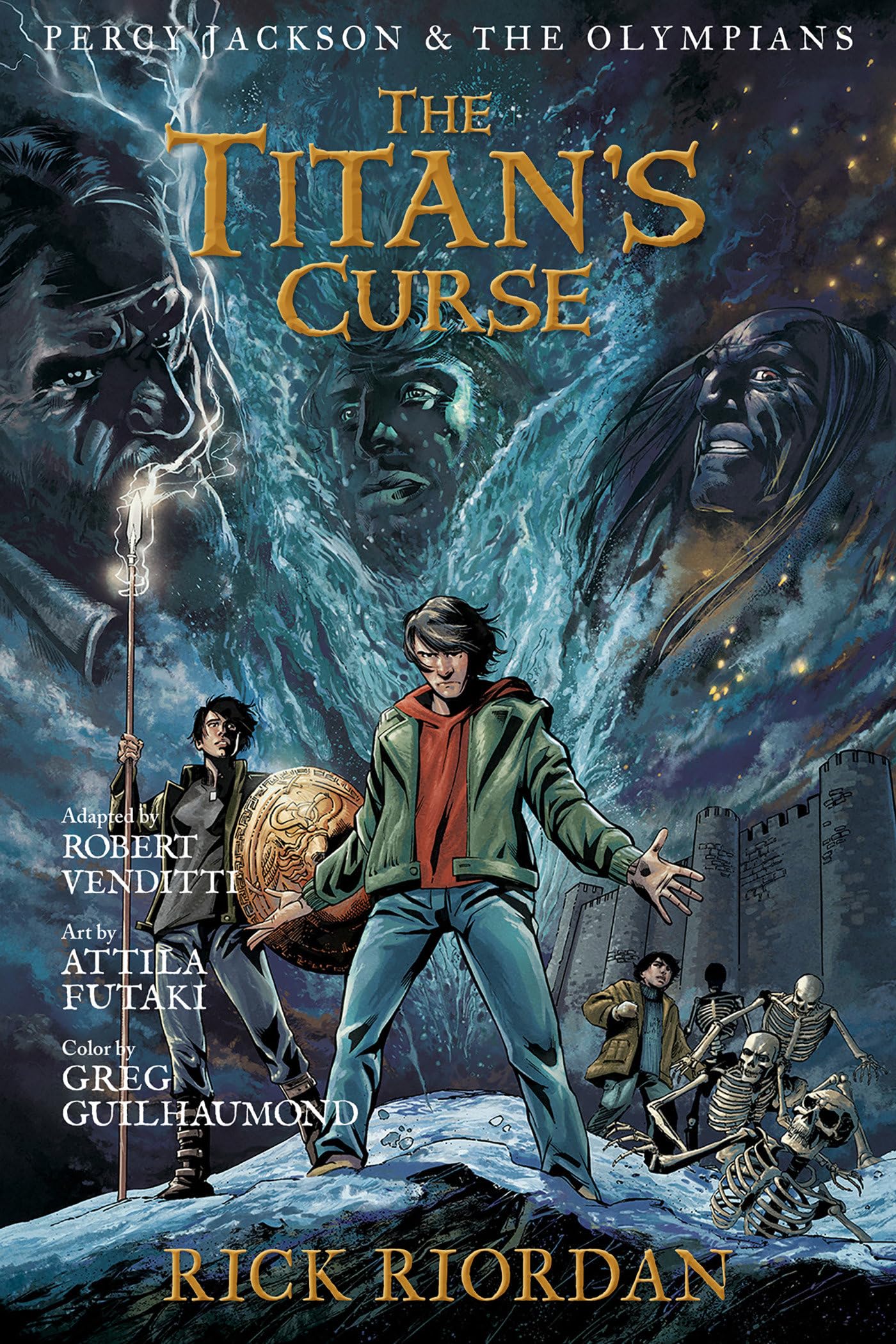 The Titan's Curse: The Graphic Novel book cover