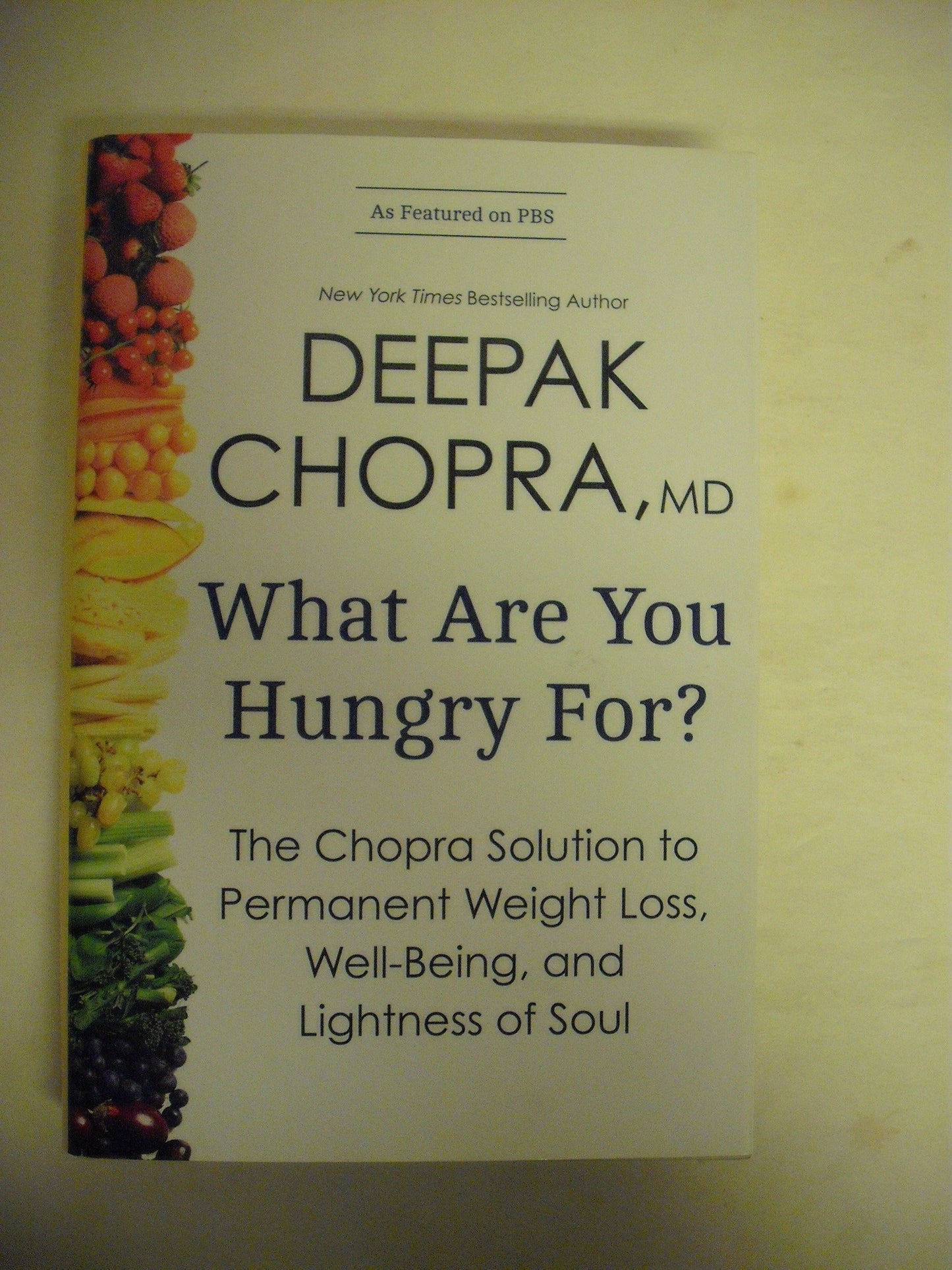 What Are You Hungry For?: The Chopra Solution to Permanent Weight Loss, Well-Being, and Lightness of Soul book cover