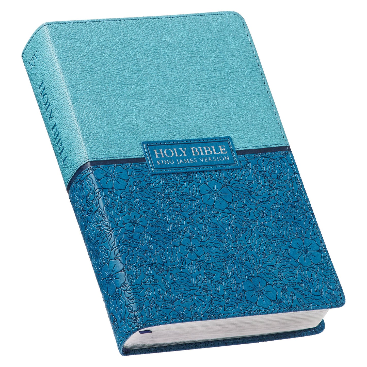 KJV Giant Print Lux-Leather Blue