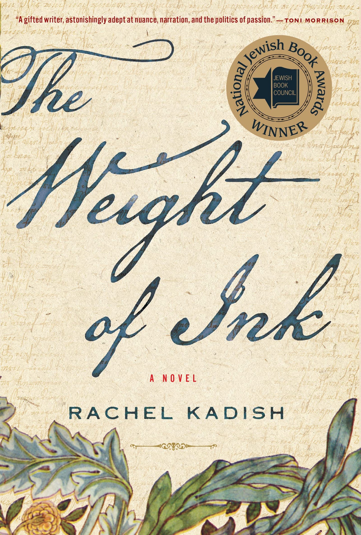 Weight of Ink book cover