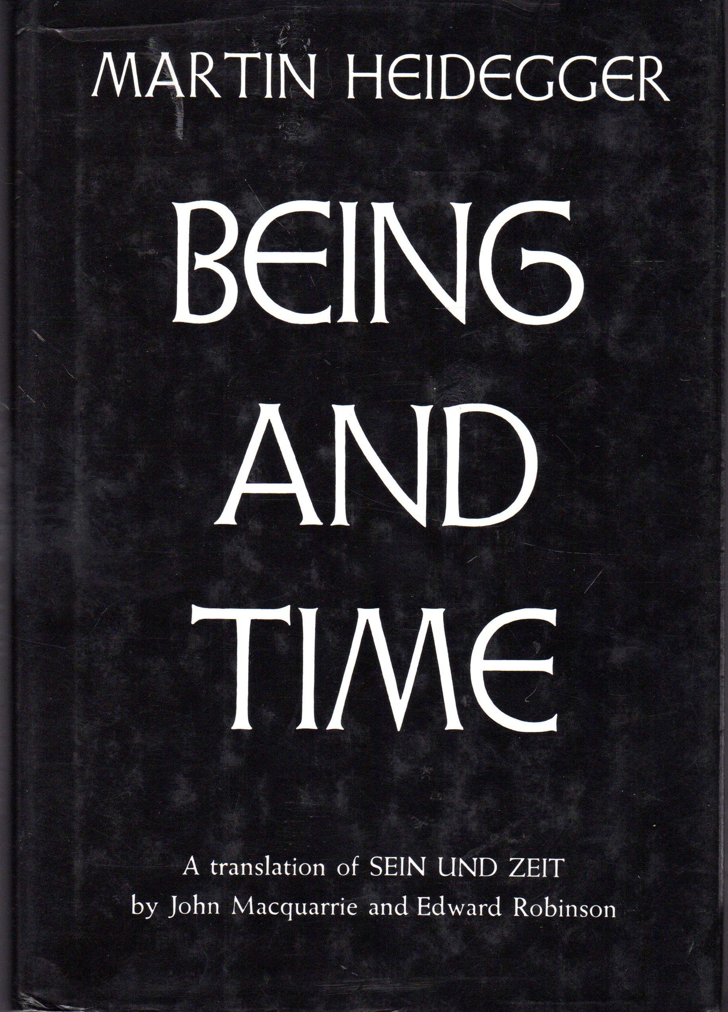 Being and Time book cover