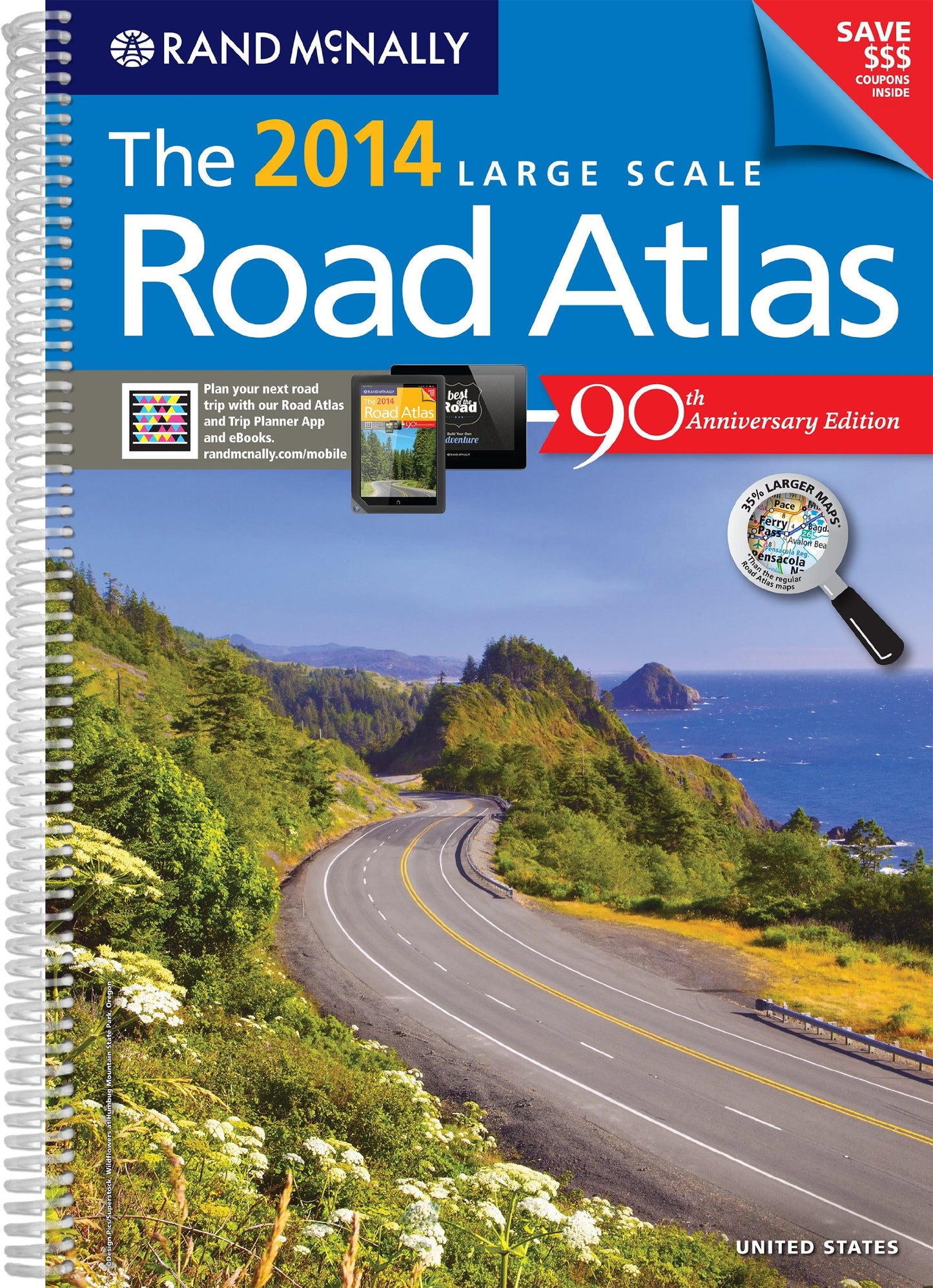 Rand McNally Large Scale Road Atlas (Anniversary, 2014) book cover