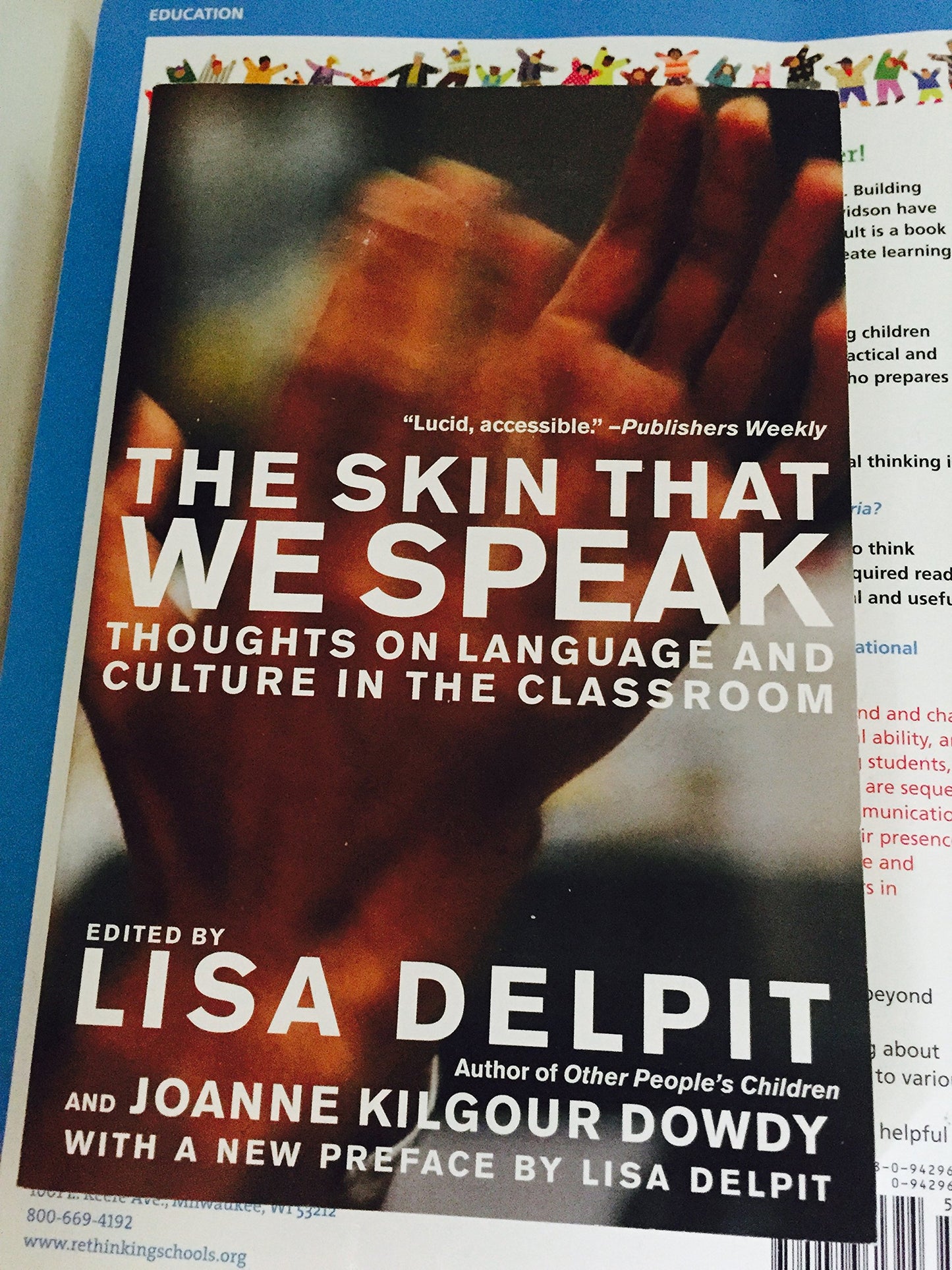 Skin That We Speak: Thoughts on Language and Culture in the Classroom book cover