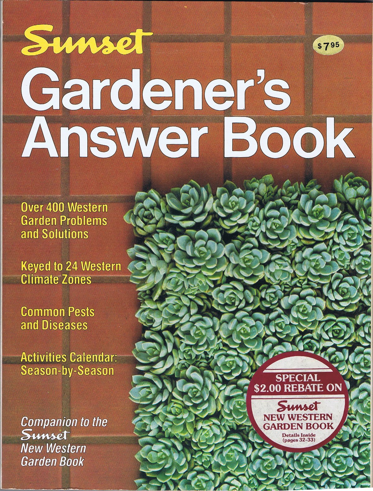 Sunset Gardener's Answer Book book cover
