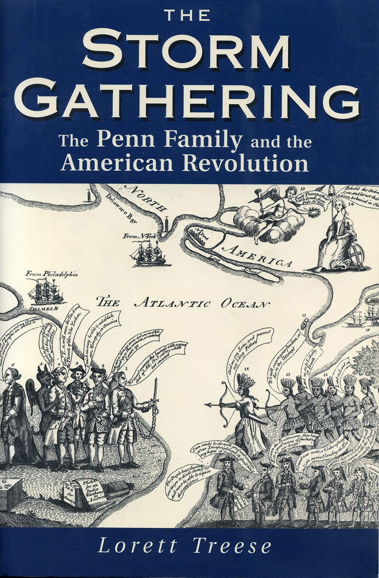 Storm Gathering: The Penn Family and the American Revolution book cover