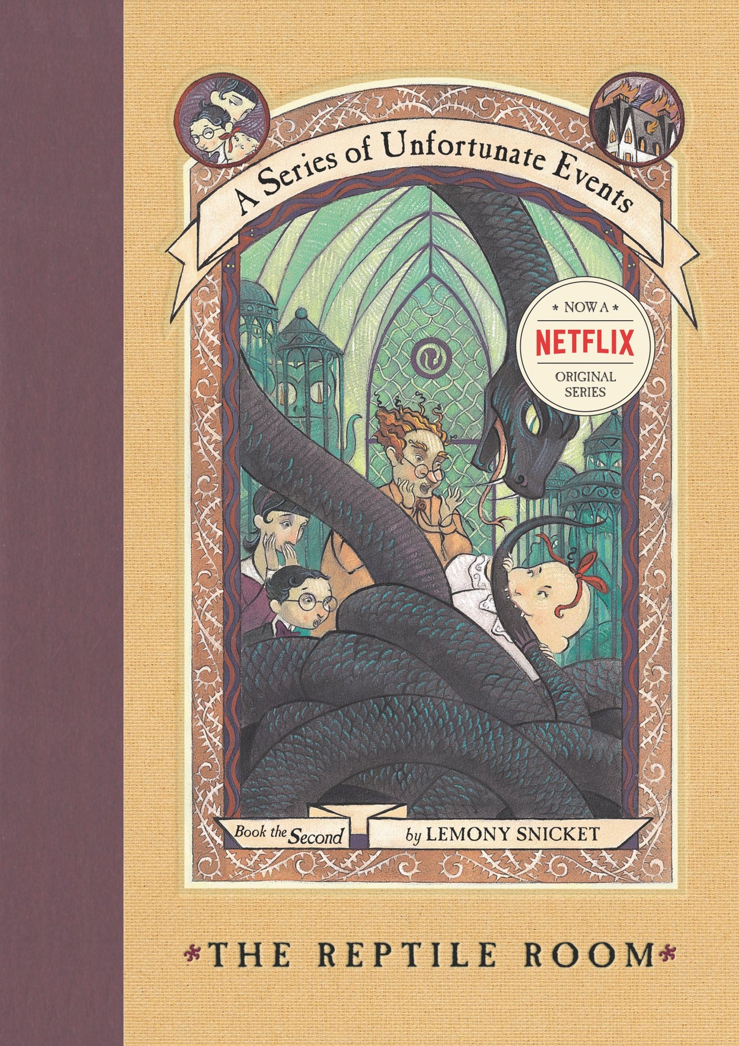 Series of Unfortunate Events #2: The Reptile Room book cover