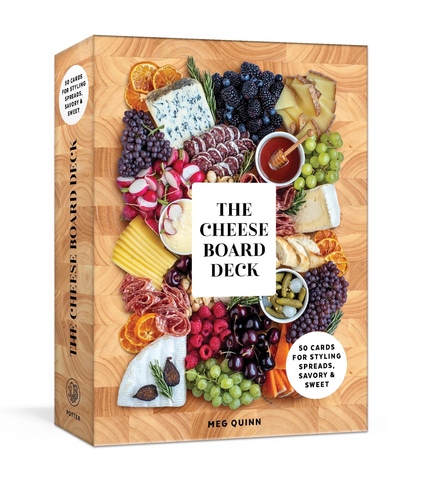Cheese Board Deck: 50 Cards for Styling Spreads, Savory and Sweet book cover