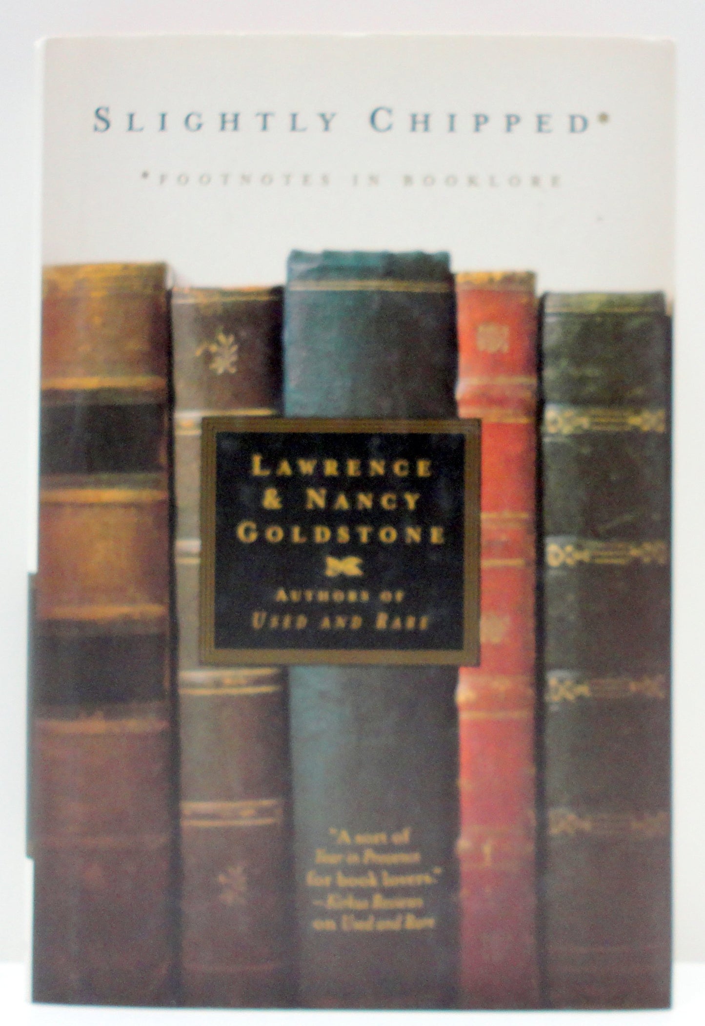 Slightly Chipped: Footnotes in Booklore book cover
