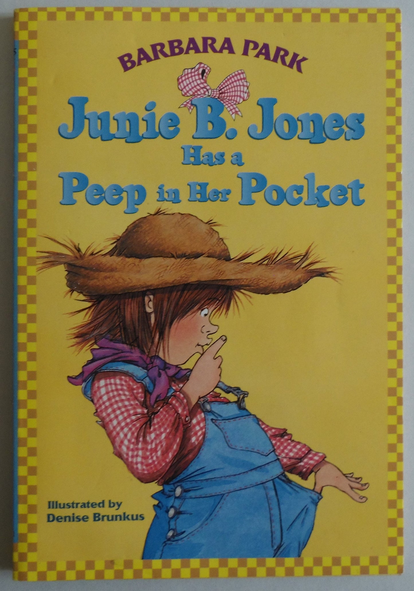 Junie B. Jones Has a Peep in Her Pocket book cover