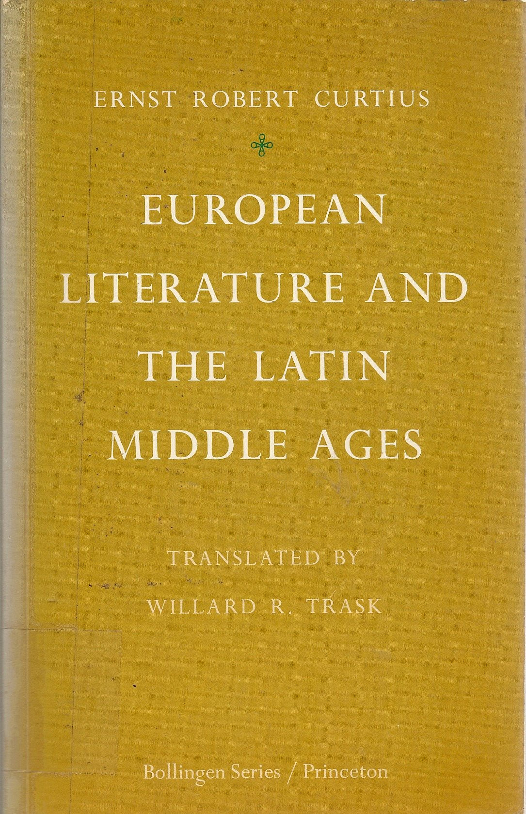 European Literature and the Latin Middle Ages