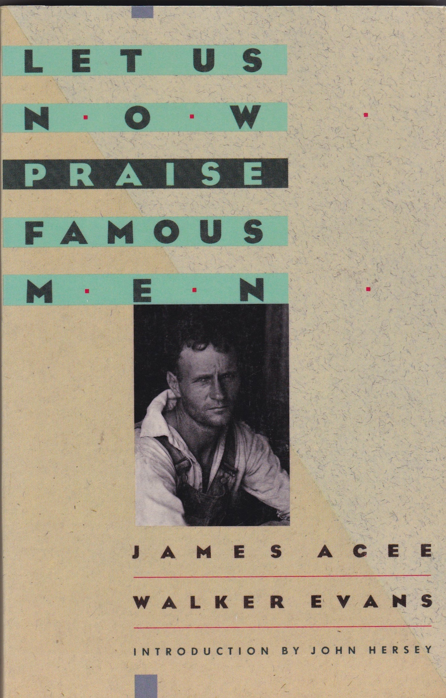 Let Us Now Praise Famous Men book cover