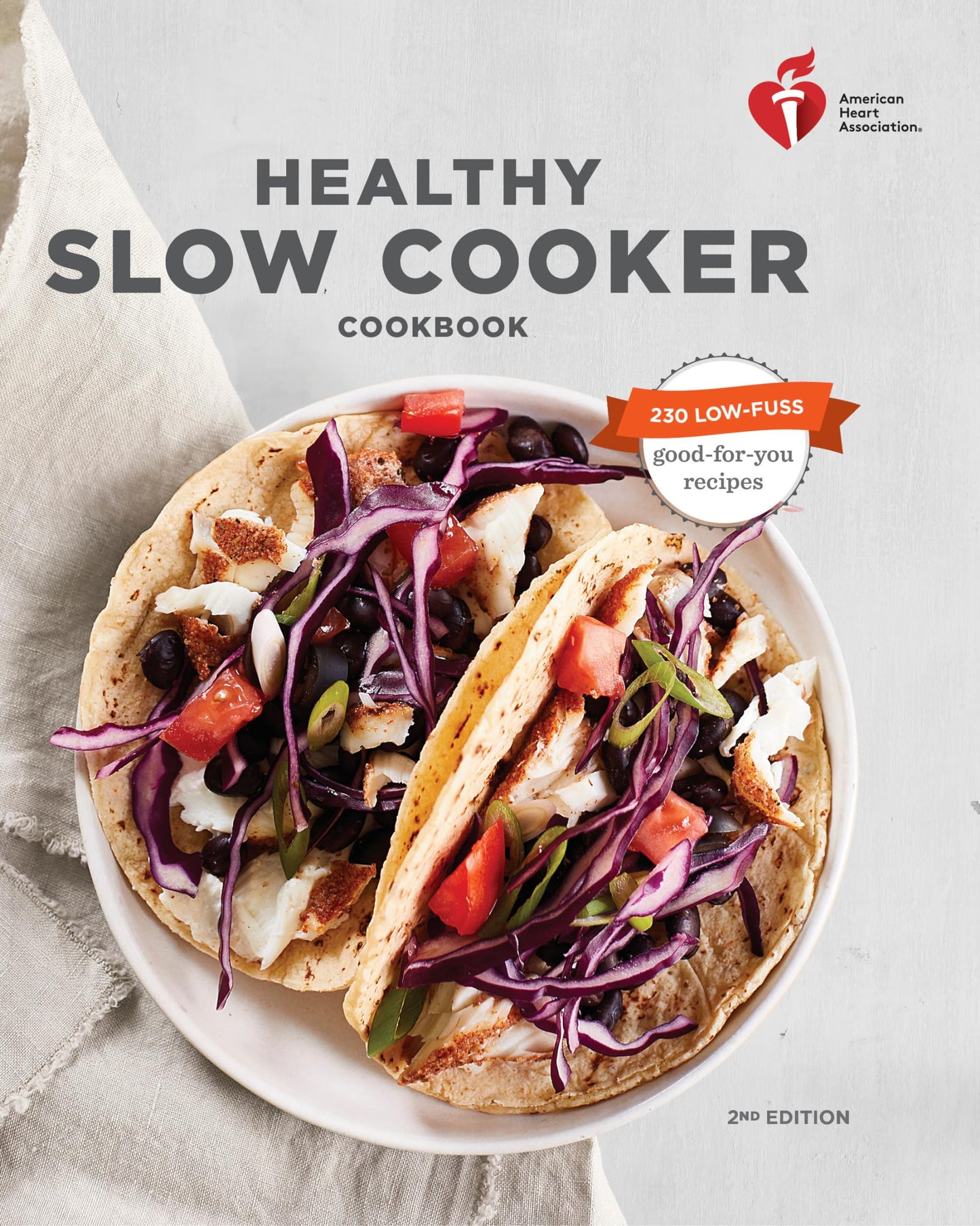 American Heart Association Healthy Slow Cooker Cookbook, Second Edition book cover