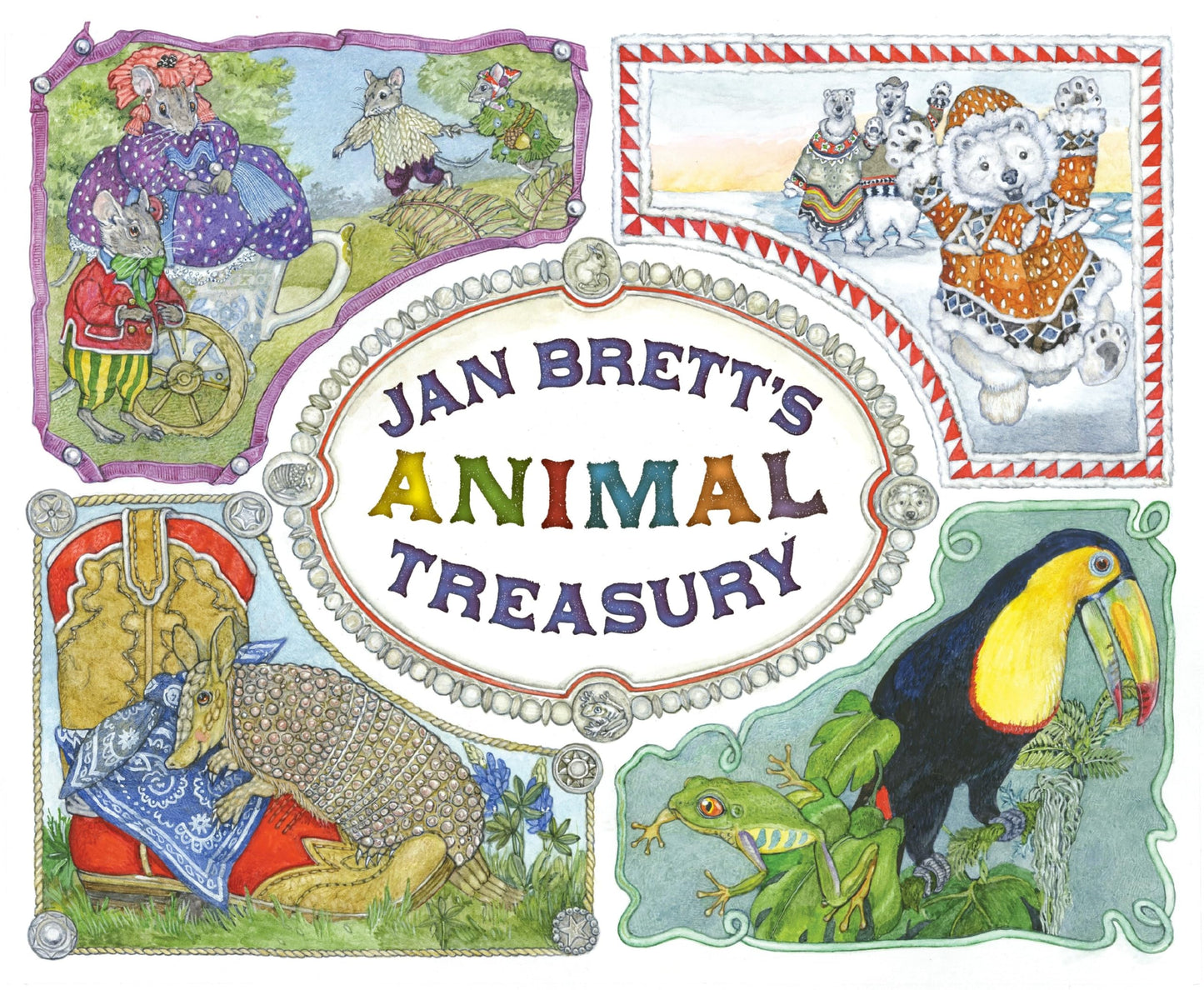 Jan Brett's Animal Treasury book cover