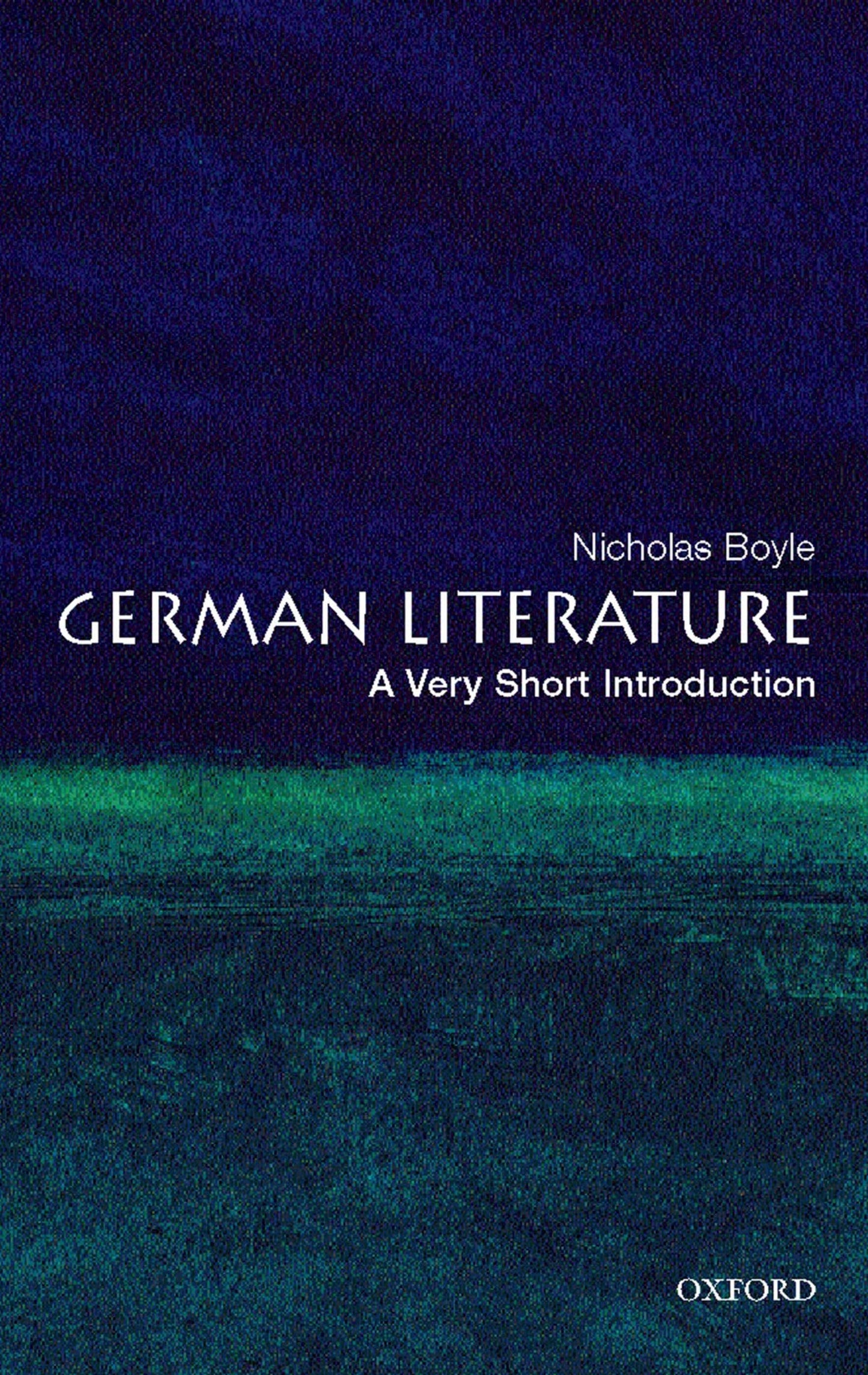 German Literature: A Very Short Introduction book cover